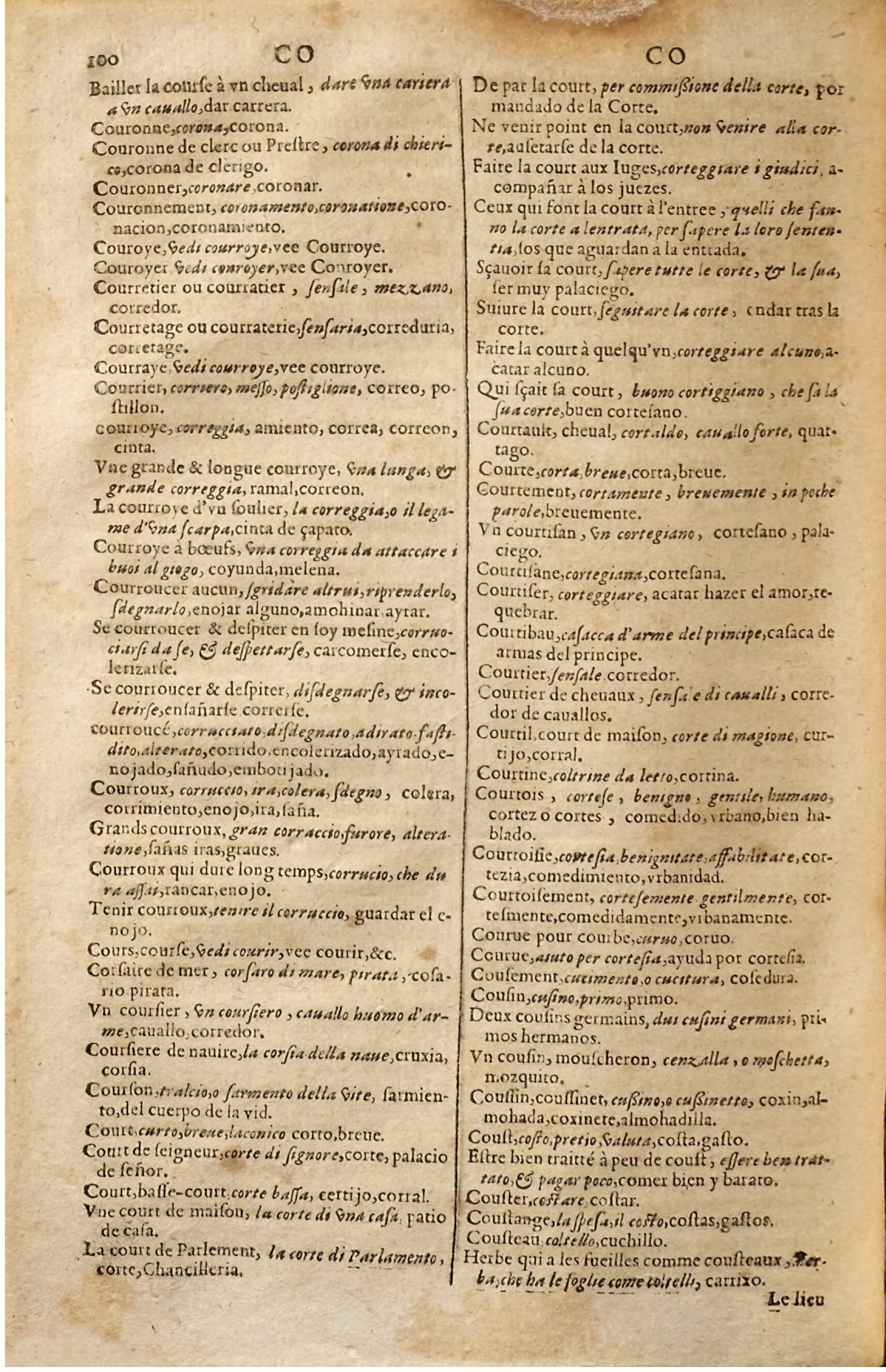 1627 - Jacques Crespin - Trésor des trois langues (Seconde partie) - Regensburg