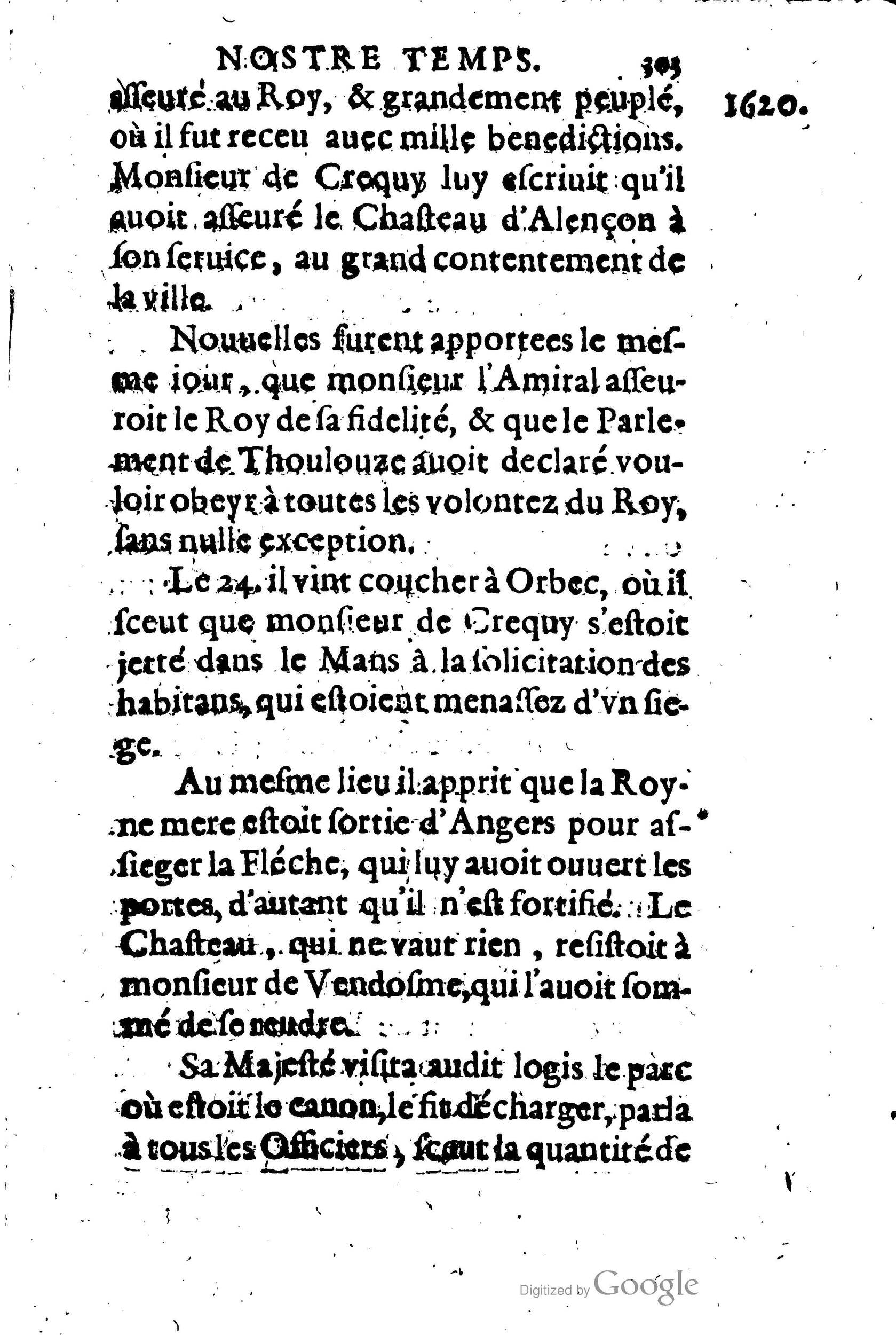 1623 - Joseph Bouillerot - Trésor de l’histoire générale de notre temps - BM Lyon