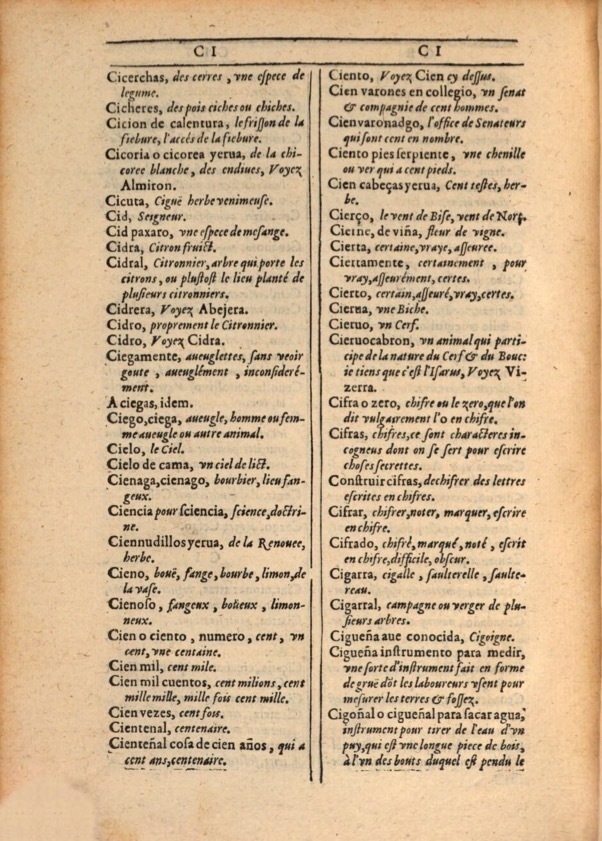 1607 - Marc Orry - Trésor des deux langues espagnole et française (Première et Seconde parties) - ÖNB Wien 1607 - Marc Orry - Trésor des deux langues espagnole et française (Première et Seconde parties) - ÖNB Wien