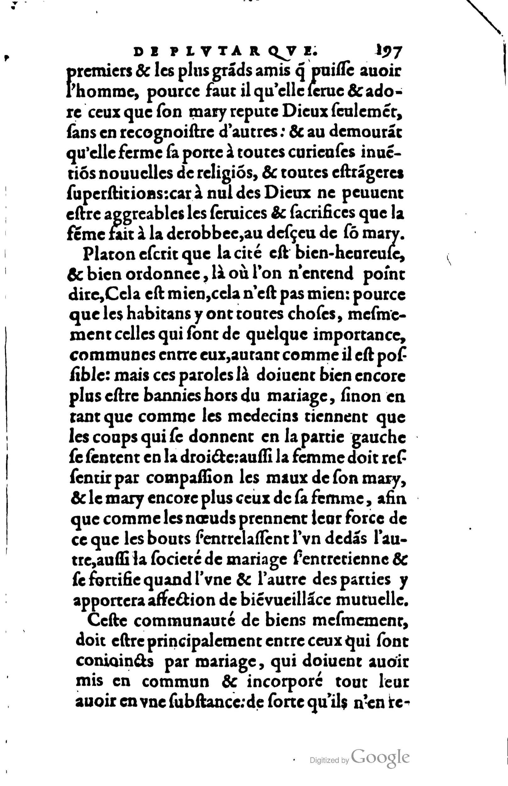 1578 - Jean Poupy - Trésor des morales de Plutarque - BSB Munich