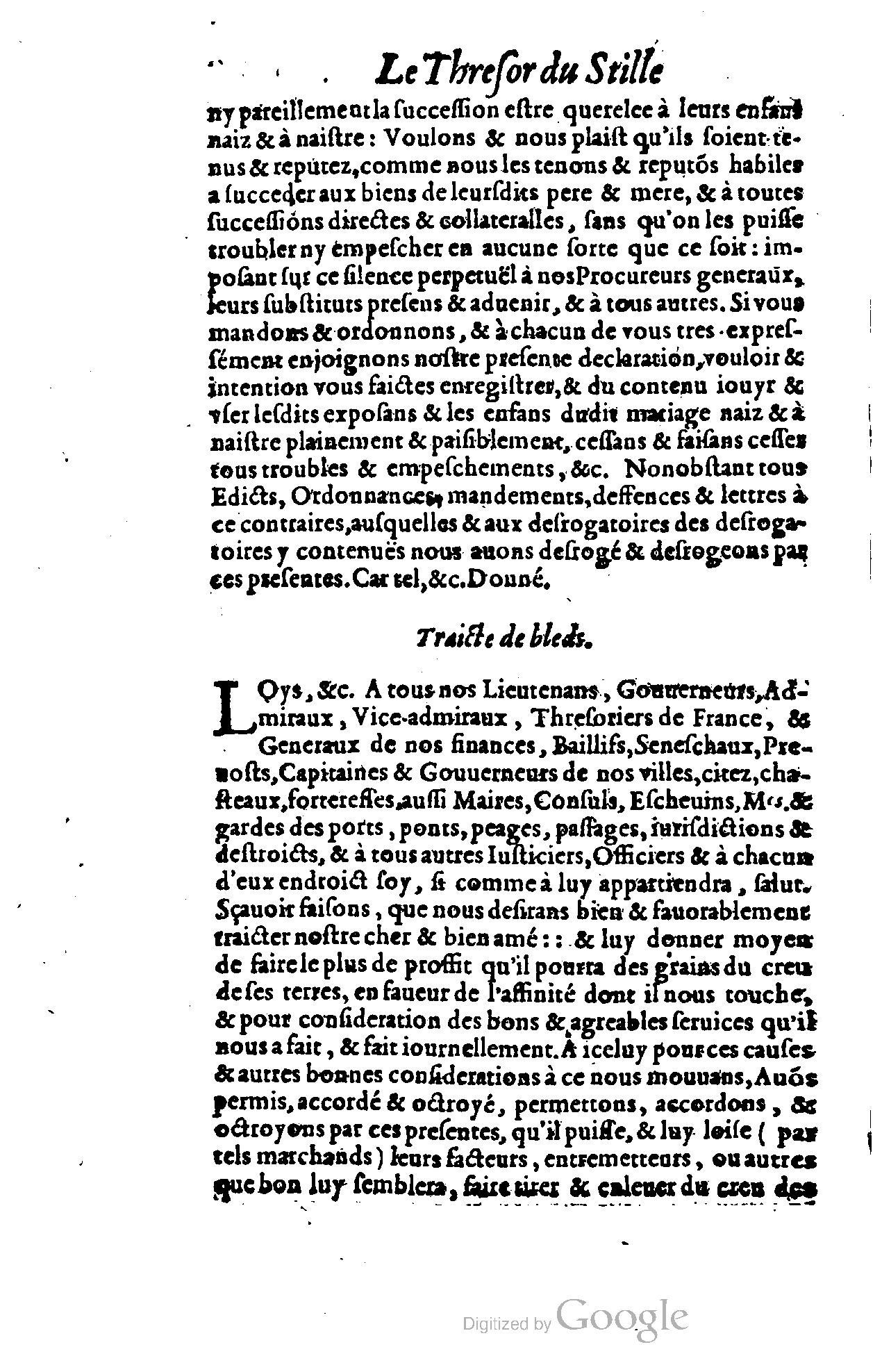 1614 - Jean Richer - Trésor du nouveau style et protocole de la chancellerie de France - BSB Munich