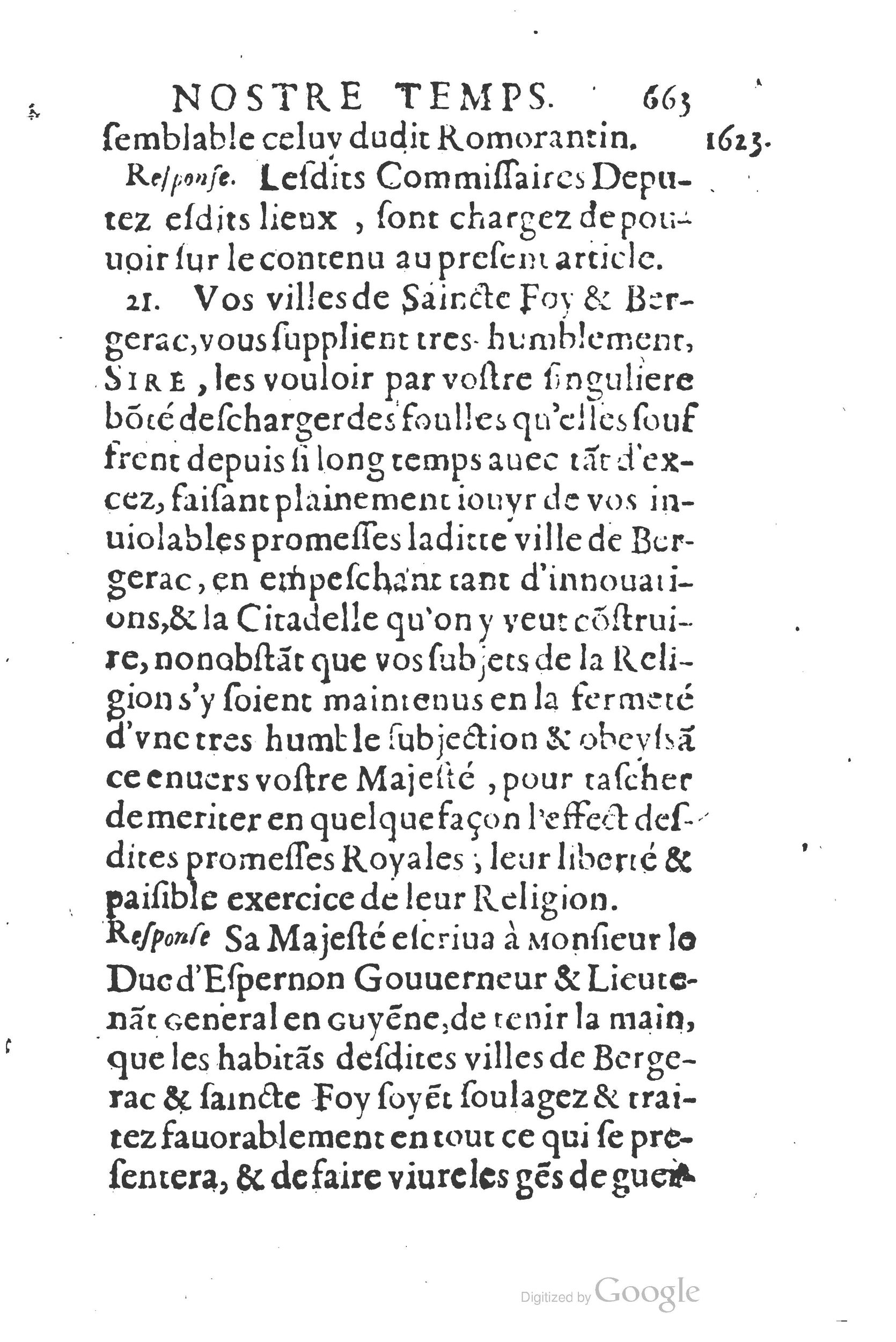 1626 - Joseph Bouillerot - Trésor de l’histoire générale de notre temps - BSB Munich
