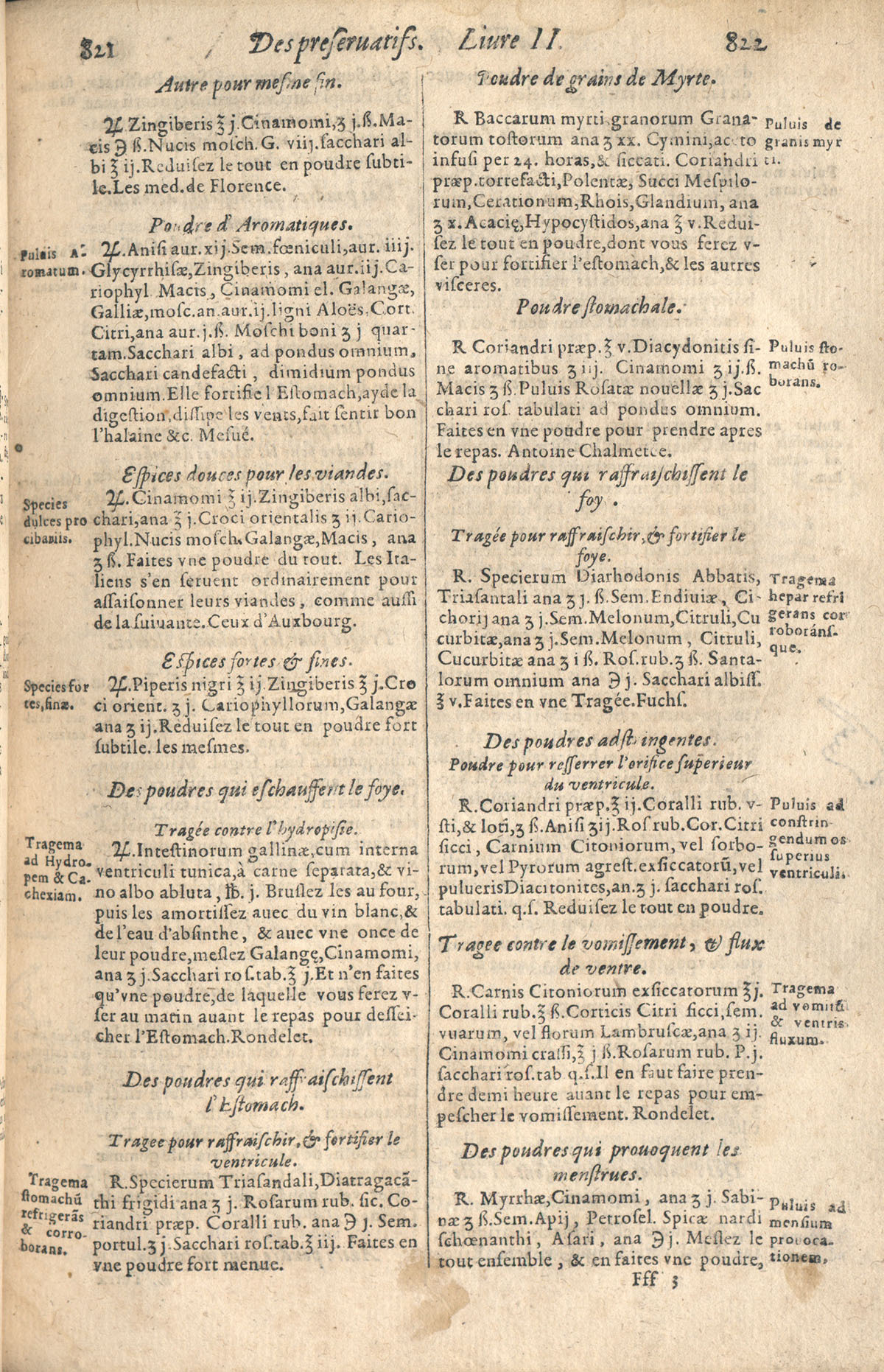 1610 - Étienne Gamonet - Grand Trésor ou dispensaire - CESR Tours