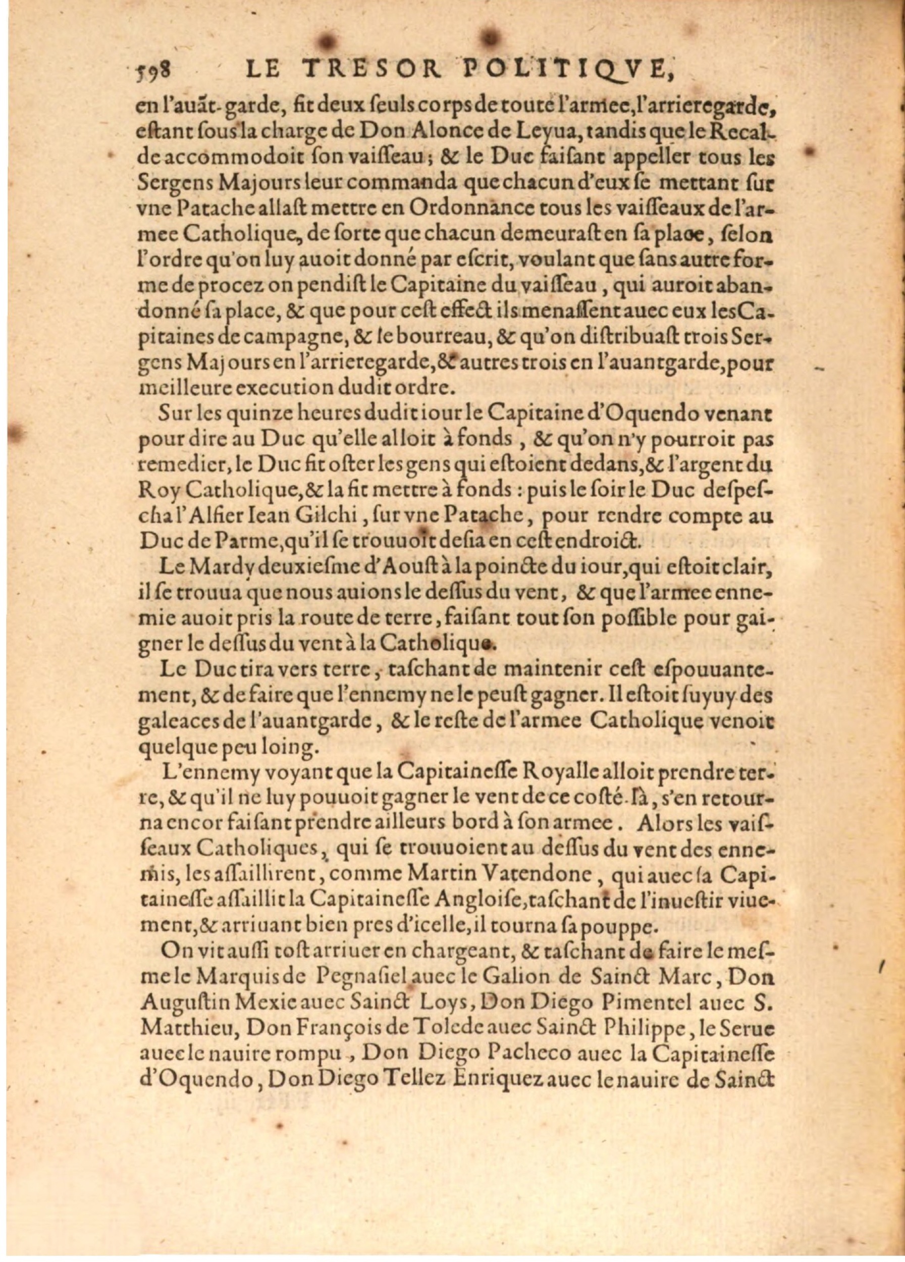 1608 - Nicolas Du Fossé - Trésor politique - BSB Munich