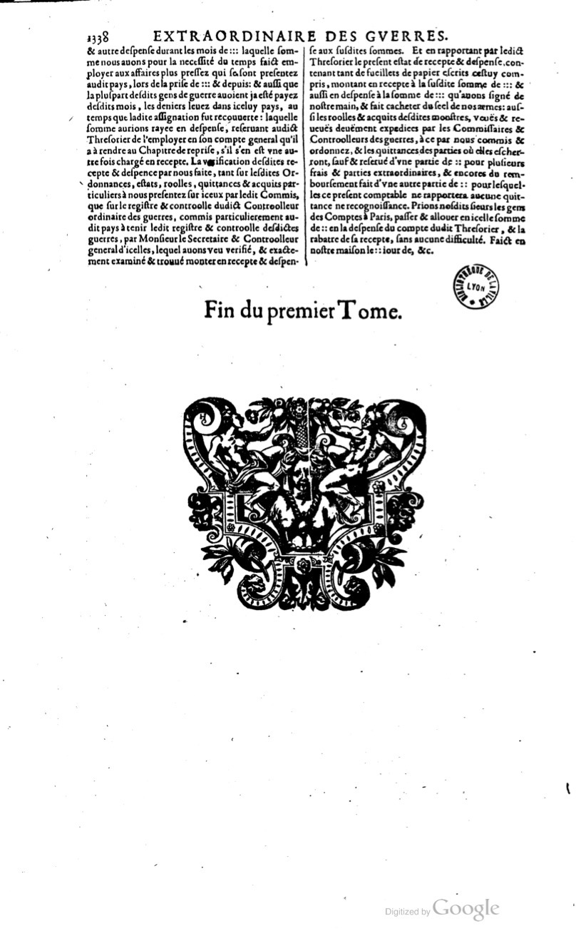 1629 - Veuve Nicolas Buon - Trésor du droit français (21754 T. 1) - BM Lyon 1629 - Veuve Nicolas Buon - Trésor du droit français (21754 T. 1) - BM Lyon