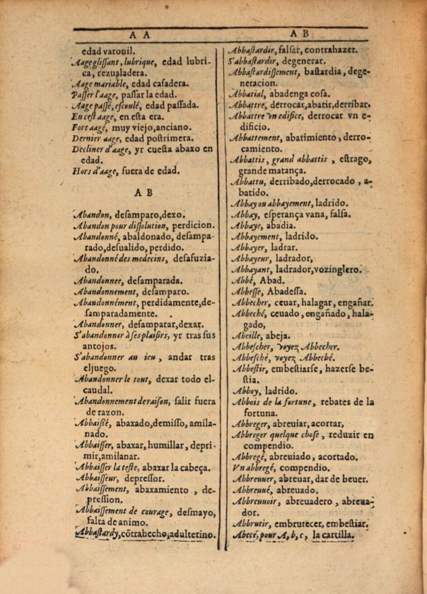 1607 - Marc Orry - Trésor des deux langues espagnole et française (Première et Seconde parties) - ÖNB Wien