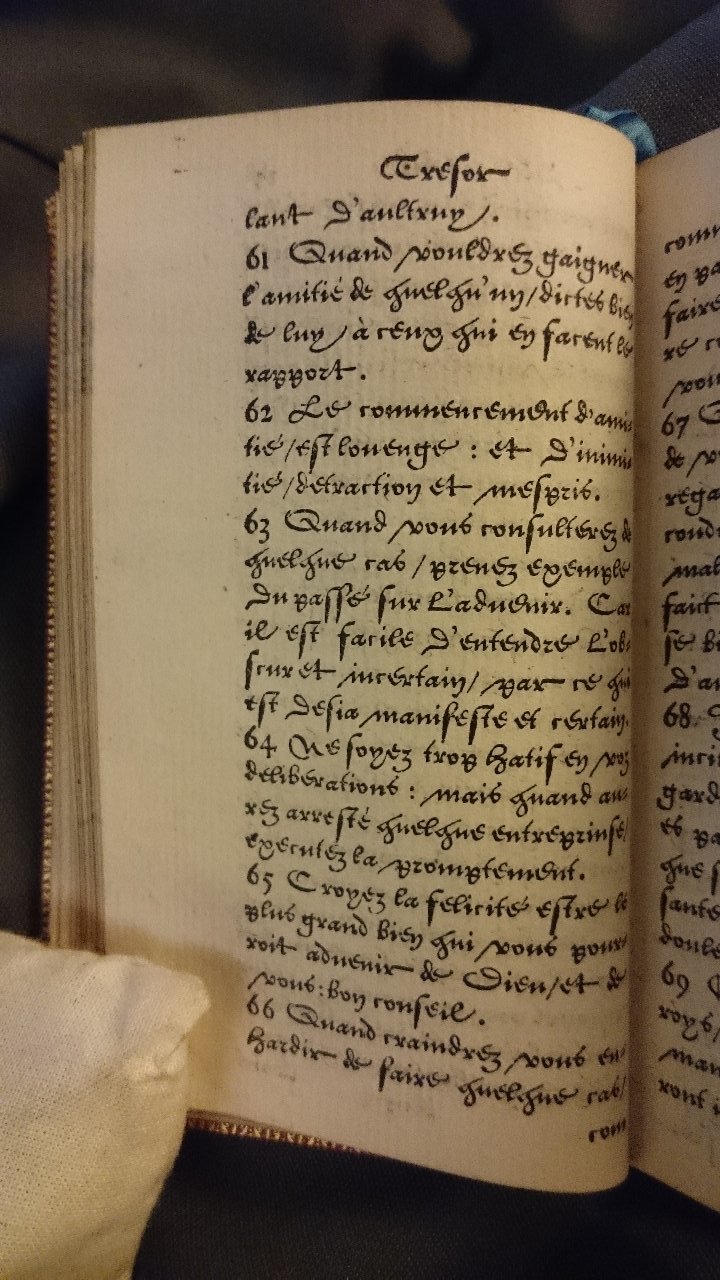 1560 - Jean Bellère - Trésor de vertu - British Library