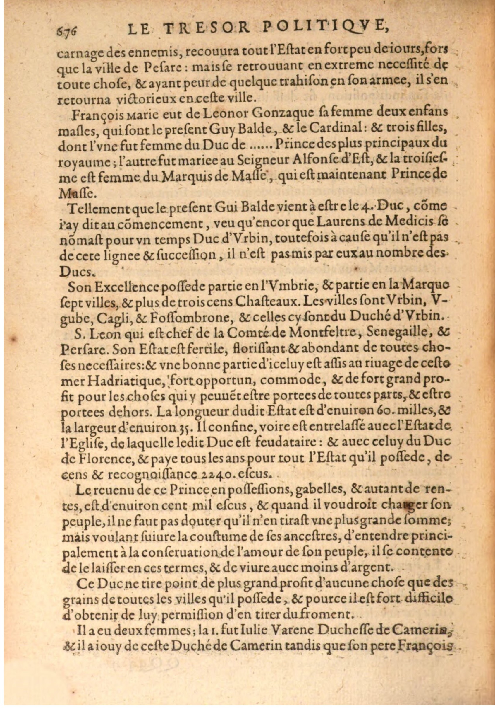 1608 - Pierre Chevalier - Trésor politique - BSB Munich