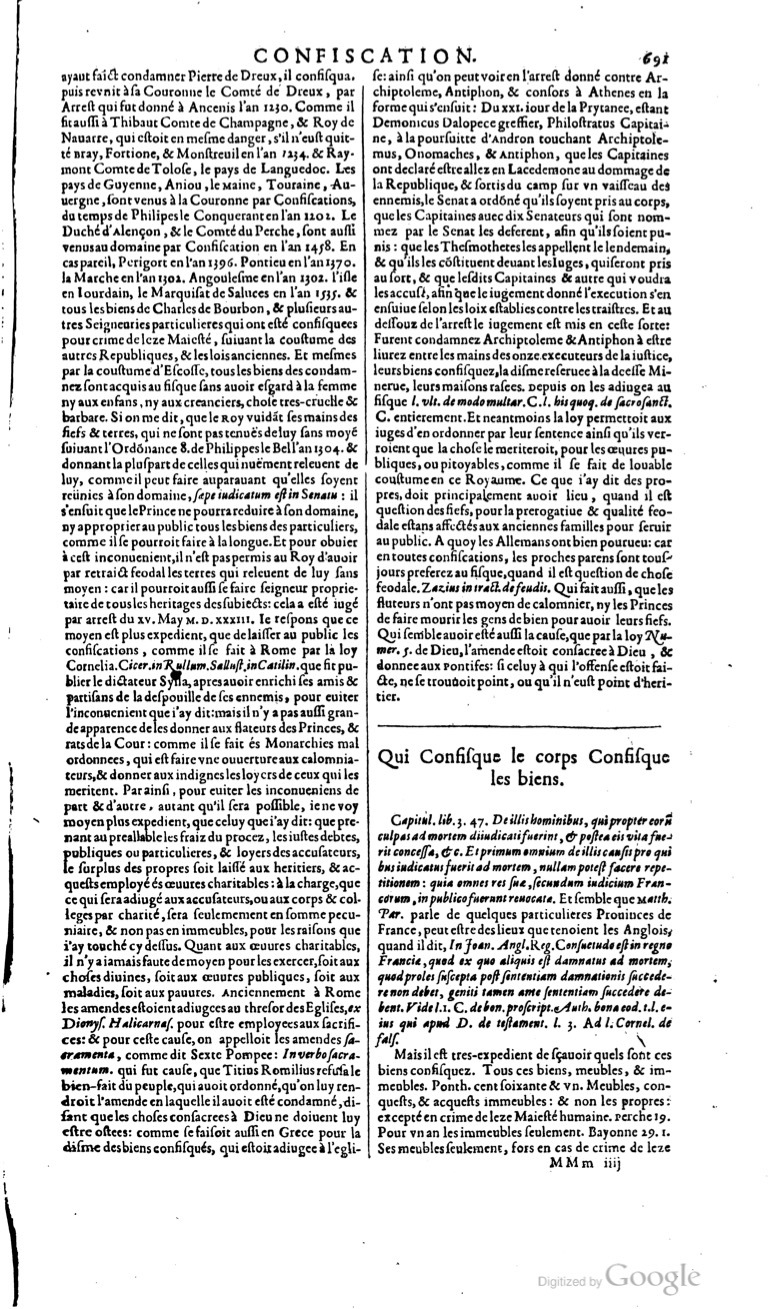 1629 - Veuve Nicolas Buon - Trésor du droit français (29620 T. 1) - BM Lyon