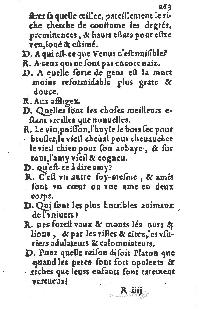 1581 - Nicolas Bonfons  - Trésor des sentences dorées - Princeton