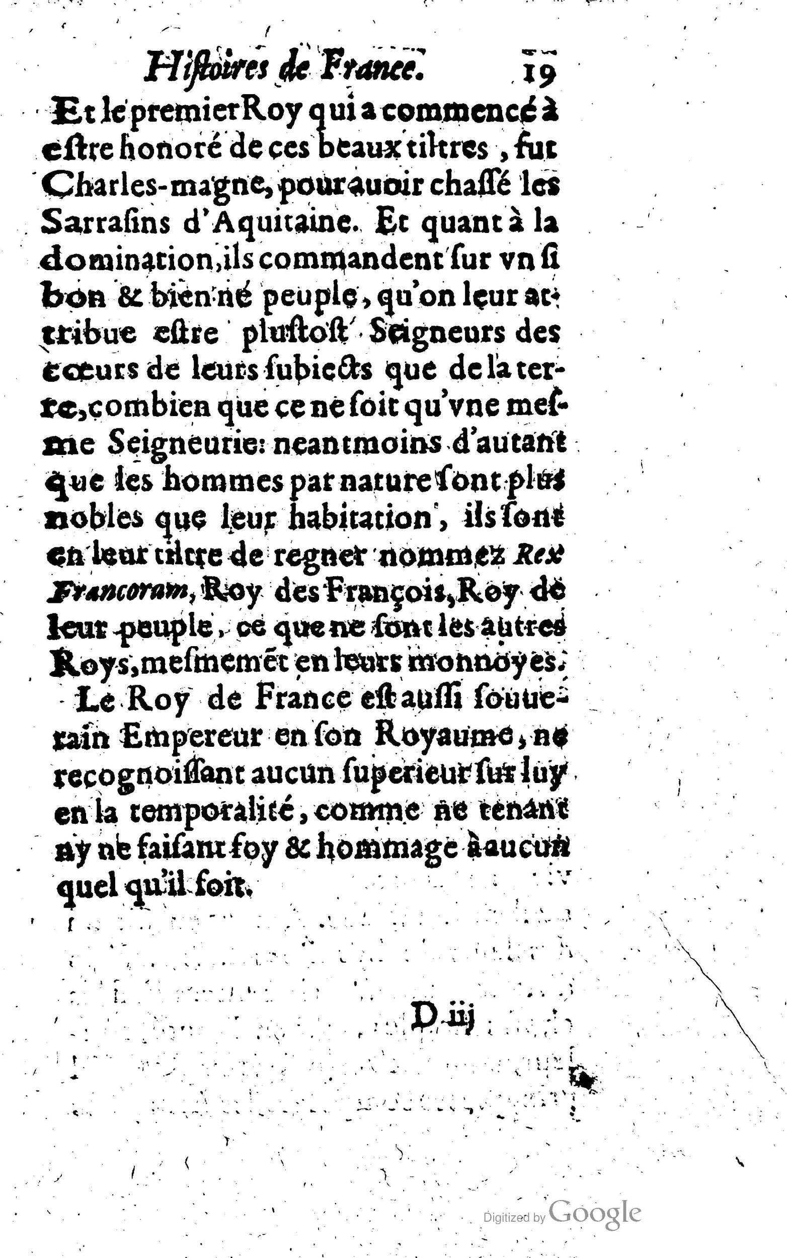 1619 - Jean Corrozet - Trésor des histoires de France - Anvers Musée Plantin-Moretus
