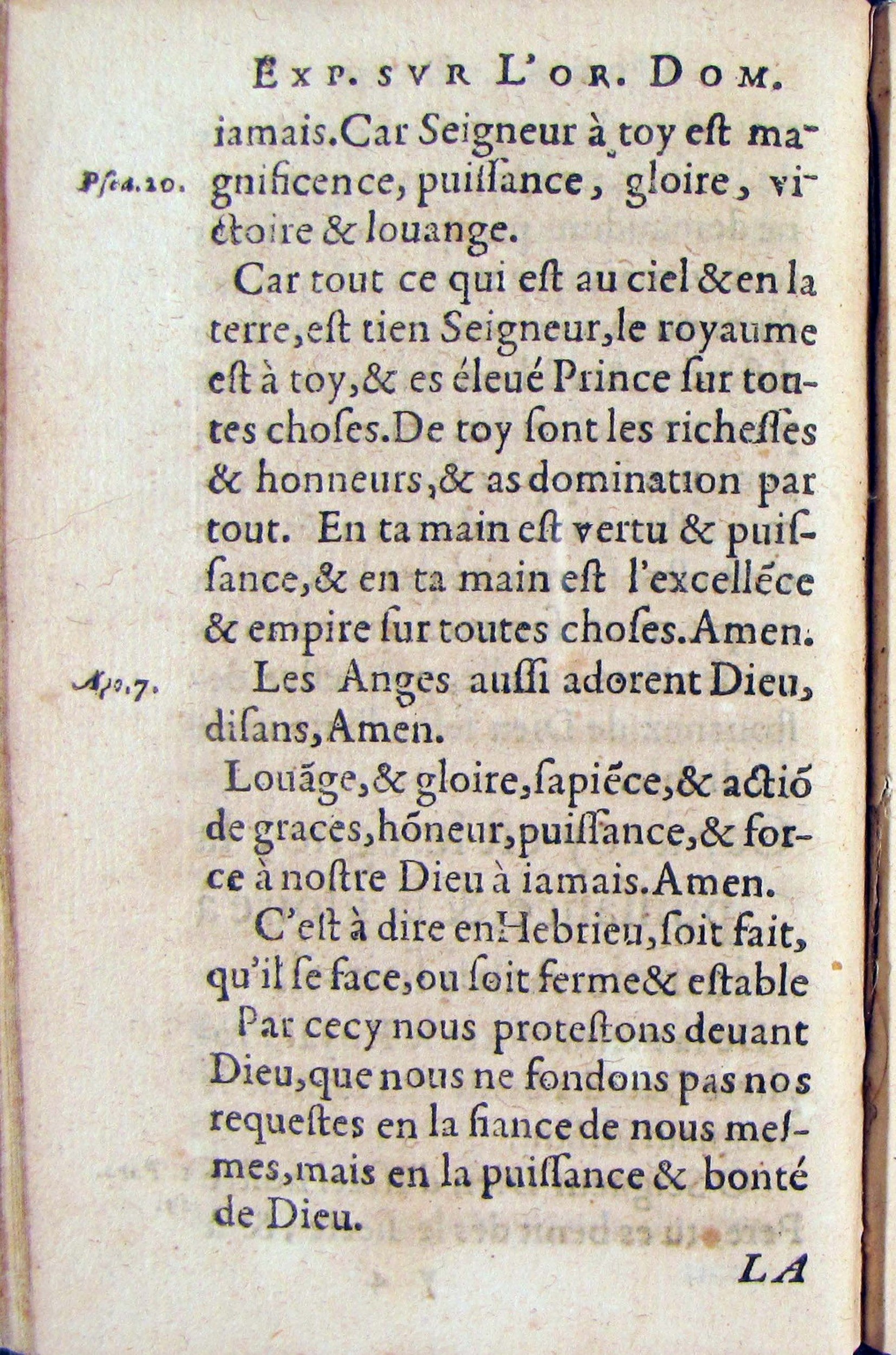 1572 - Antoine Certia - Trésor des prières, oraisons et instructions chrétiennes - Nîmes