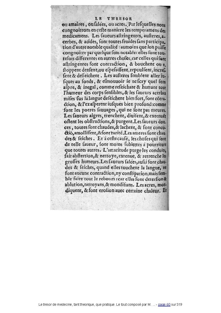 1560 - Pierre et Jan Moine - Trésor de médecine - Université Paris Cité