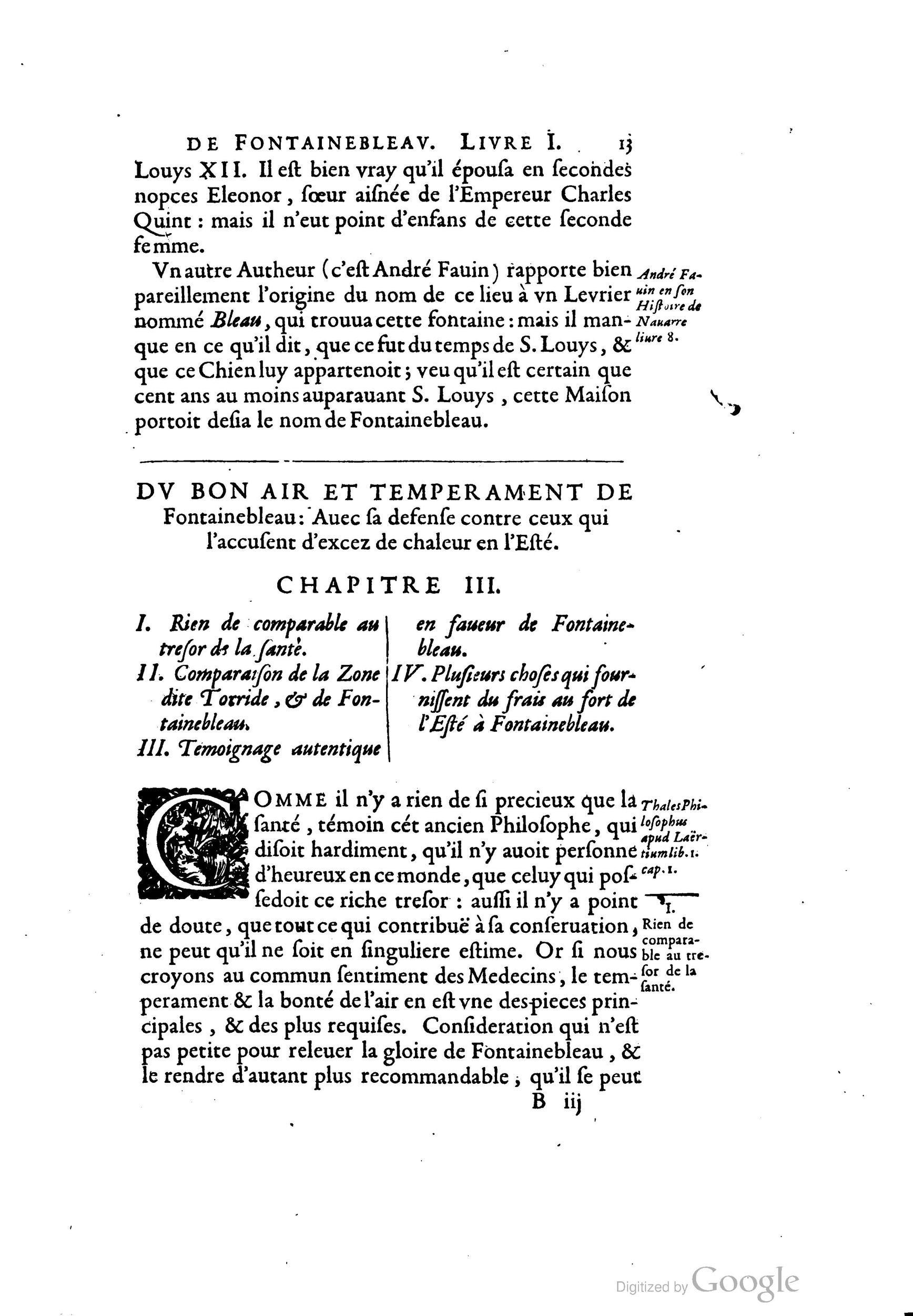 1642 - Sébastien Cramoisy - Trésor des merveilles de la maison royale de Fontainebleau - BM Lyon 1642 - Sébastien Cramoisy - Trésor des merveilles de la maison royale de Fontainebleau - BM Lyon