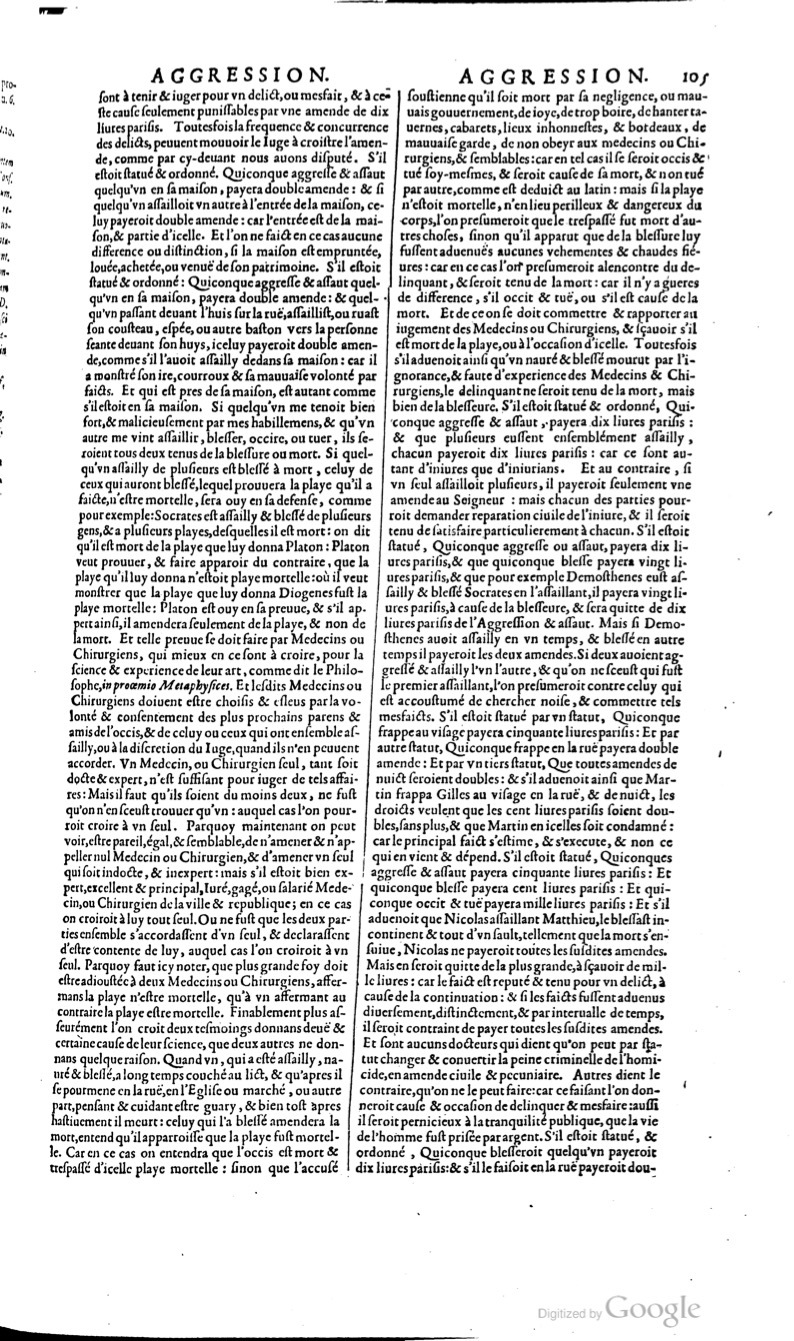 1629 - Veuve Nicolas Buon - Trésor du droit français (29620 T. 1) - BM Lyon