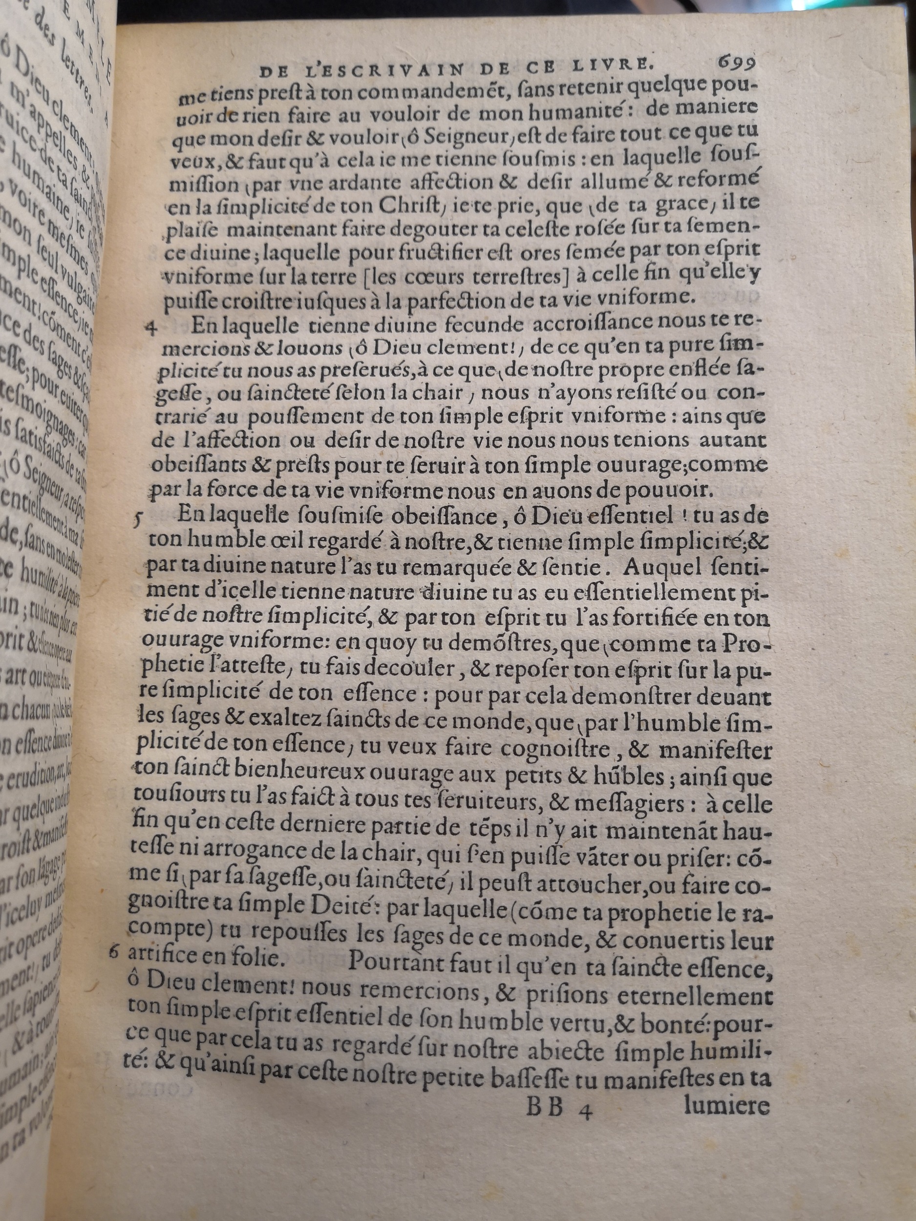 1581c. - Christophe Plantin - Le Livre des témoignages du Trésor caché au champ (Livres 2, 4, 6 et 7) - Anvers Musée Plantin Moretus