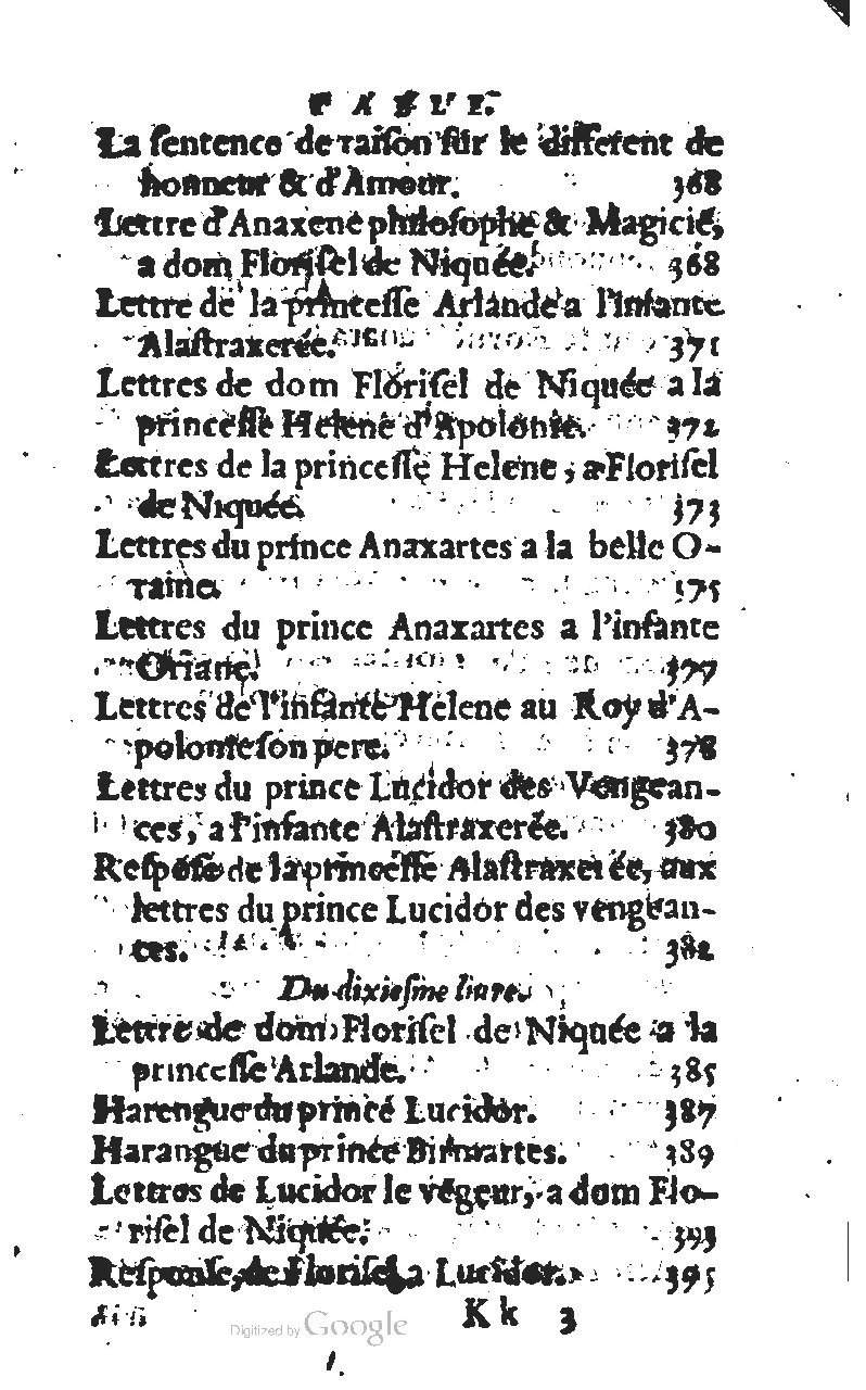 1567 - Jean Pygot - Trésor des Amadis - BM Lyon