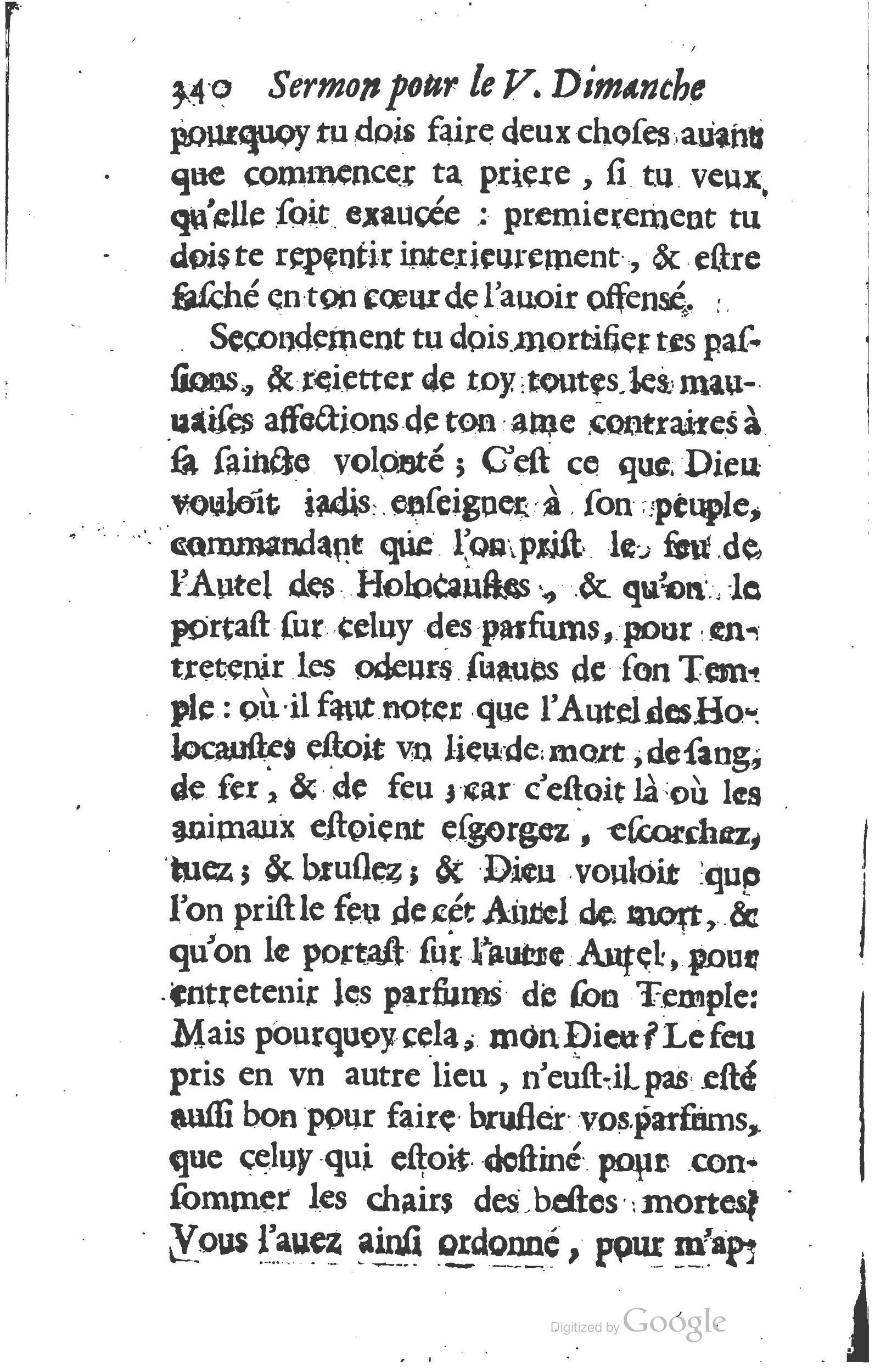 1629 - Manassés de Préaulx - Sermons ou Trésors de la piété chrétienne - BM Lyon