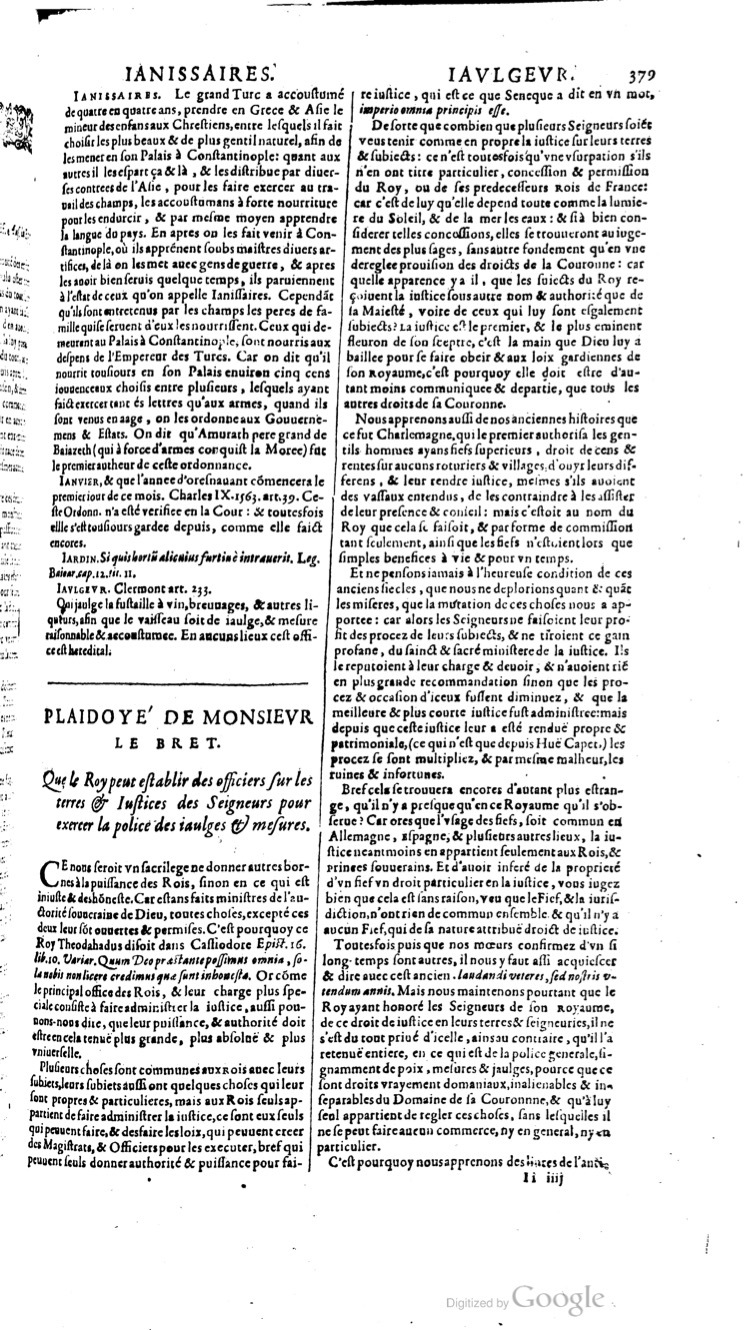 1629 - Veuve Nicolas Buon - Trésor du droit français (29620 T. 2) - BM Lyon