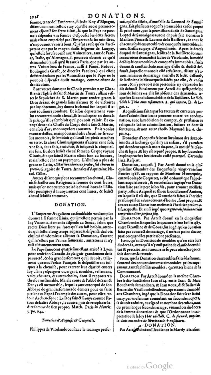 1629 - Veuve Nicolas Buon - Trésor du droit français (21754 T. 1) - BM Lyon