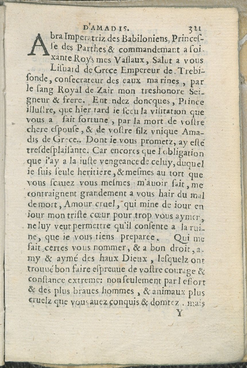 1559 - Pierre Regnard - Trésor des Amadis - Det KLG Copenhague