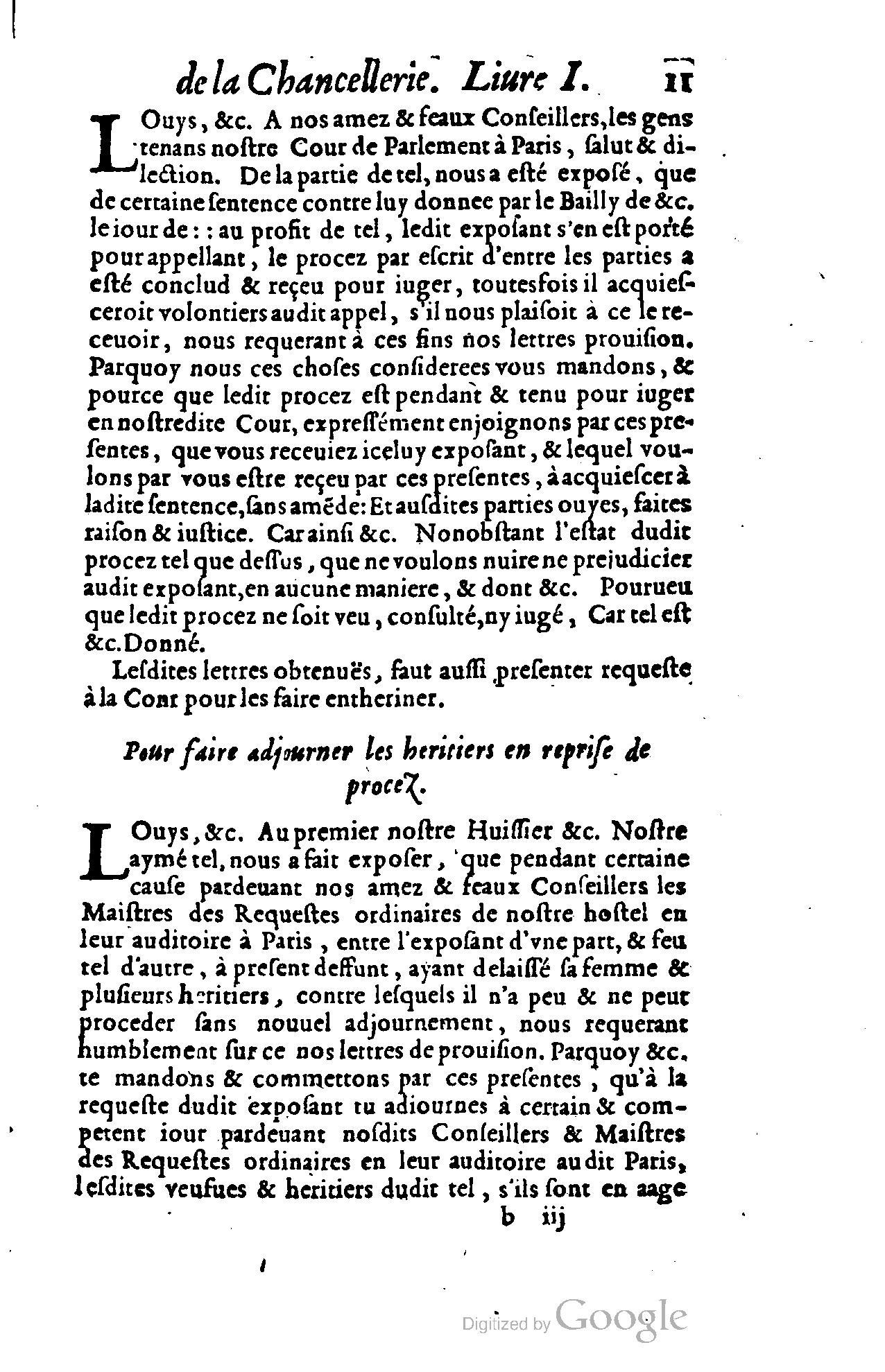 1614 - Jean Richer - Trésor du nouveau style et protocole de la chancellerie de France - BSB Munich