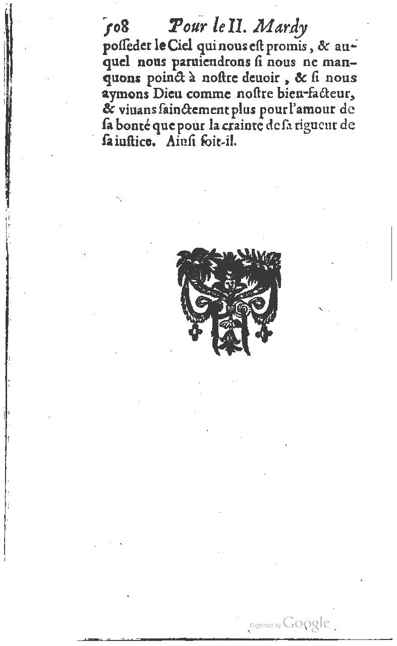 1607 - Nicolas Du Fossé - Trésor quadragésimal - T 01 - BM Lyon