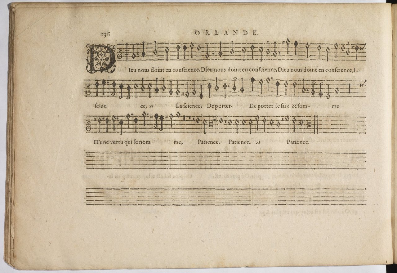 1594 - Paul Marceau - Trésor de musique d&#039;Orlande de Lassus, Superius, Bassus, Tenor, Quinta pars - BnF