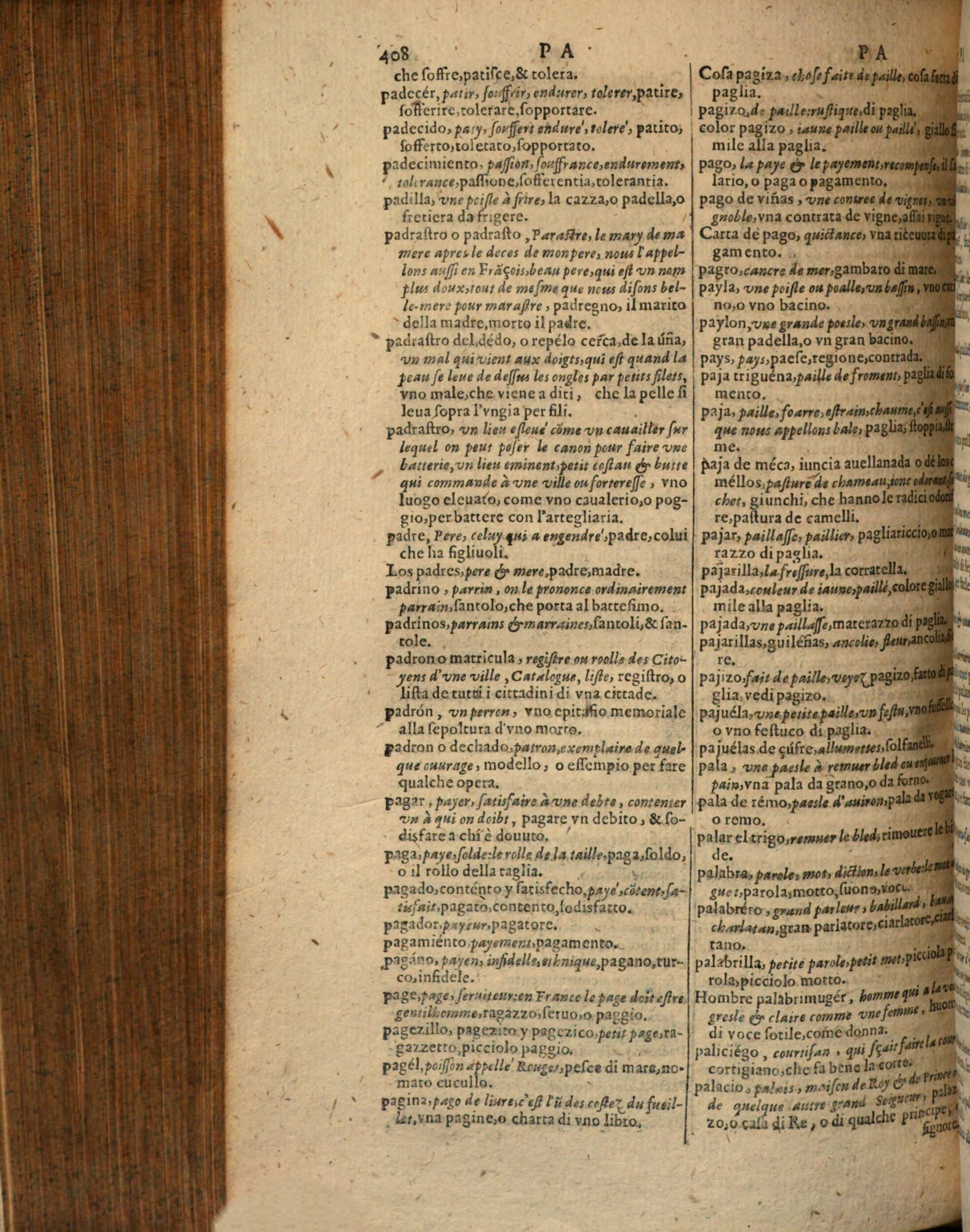 1617 - Samuel Crespin - Trésor des trois langues espagnole, française et italienne (Première partie) - Regensburg
