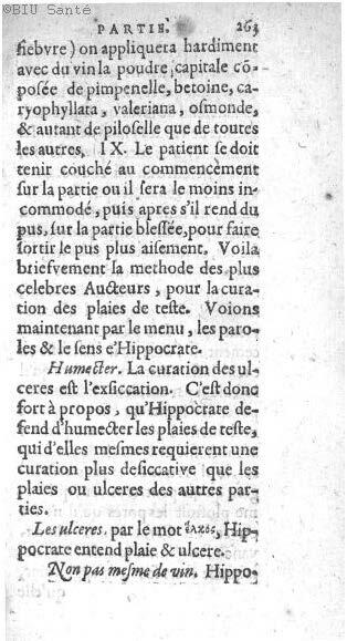 1612 - Thomas Portau - Trésor de chirurgie - BIU Santé