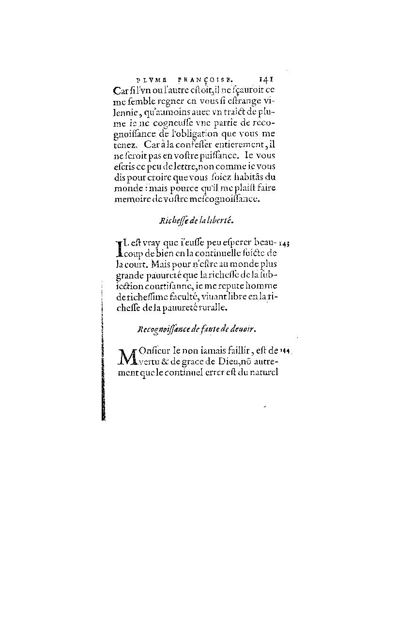 1572 - Nicolas Du Chemin - Finances et Trésor de la plume française - BM Lyon