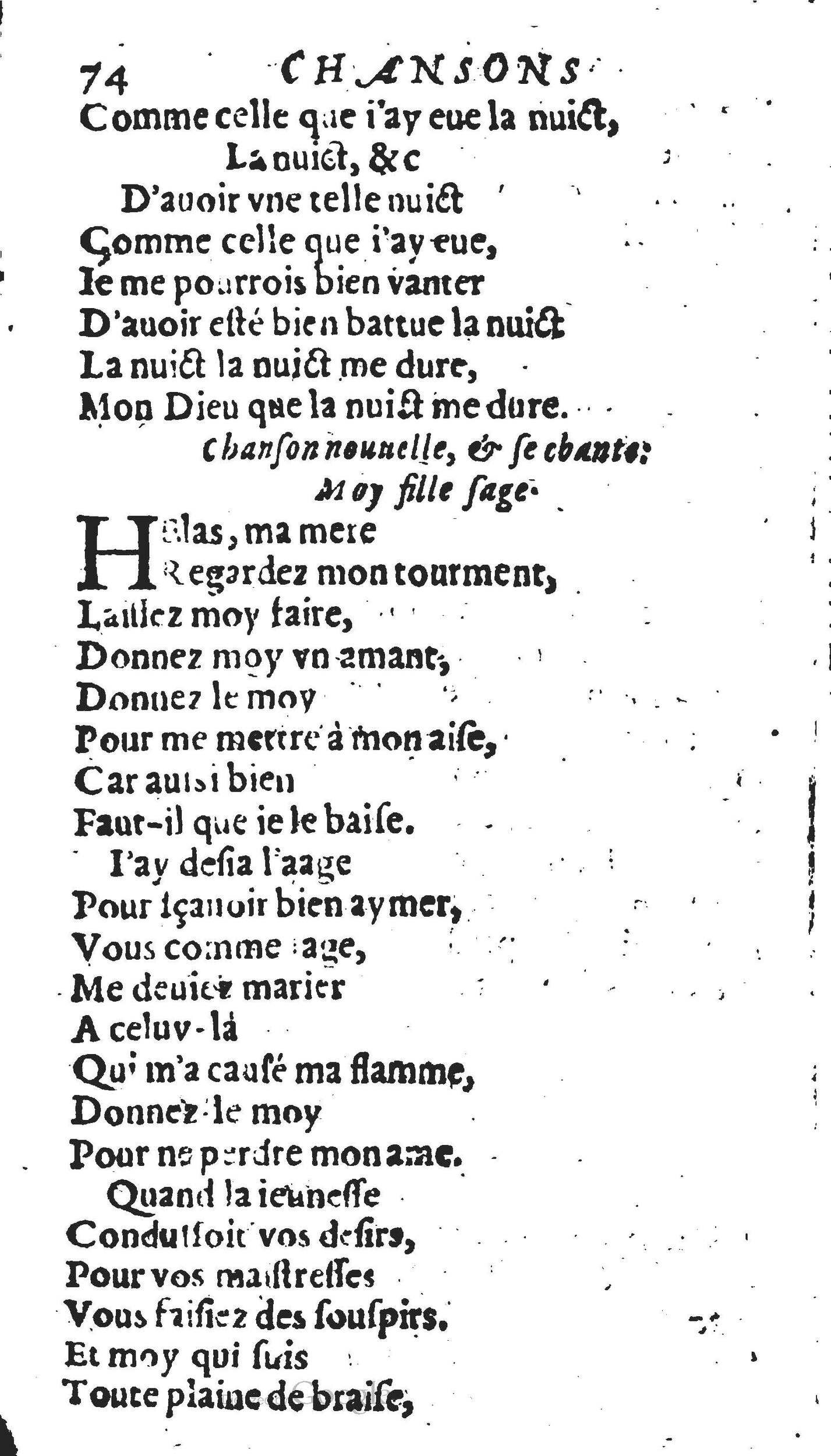 1606 - Théodore Reinsart - Trésor des chansons amoureuses recueillies des plus excellents airs de cour - Livre II - NK ČR Prague 1606 - Théodore Reinsart - Trésor des chansons amoureuses recueillies des plus excellents airs de cour - Livre II - NK ČR Prague