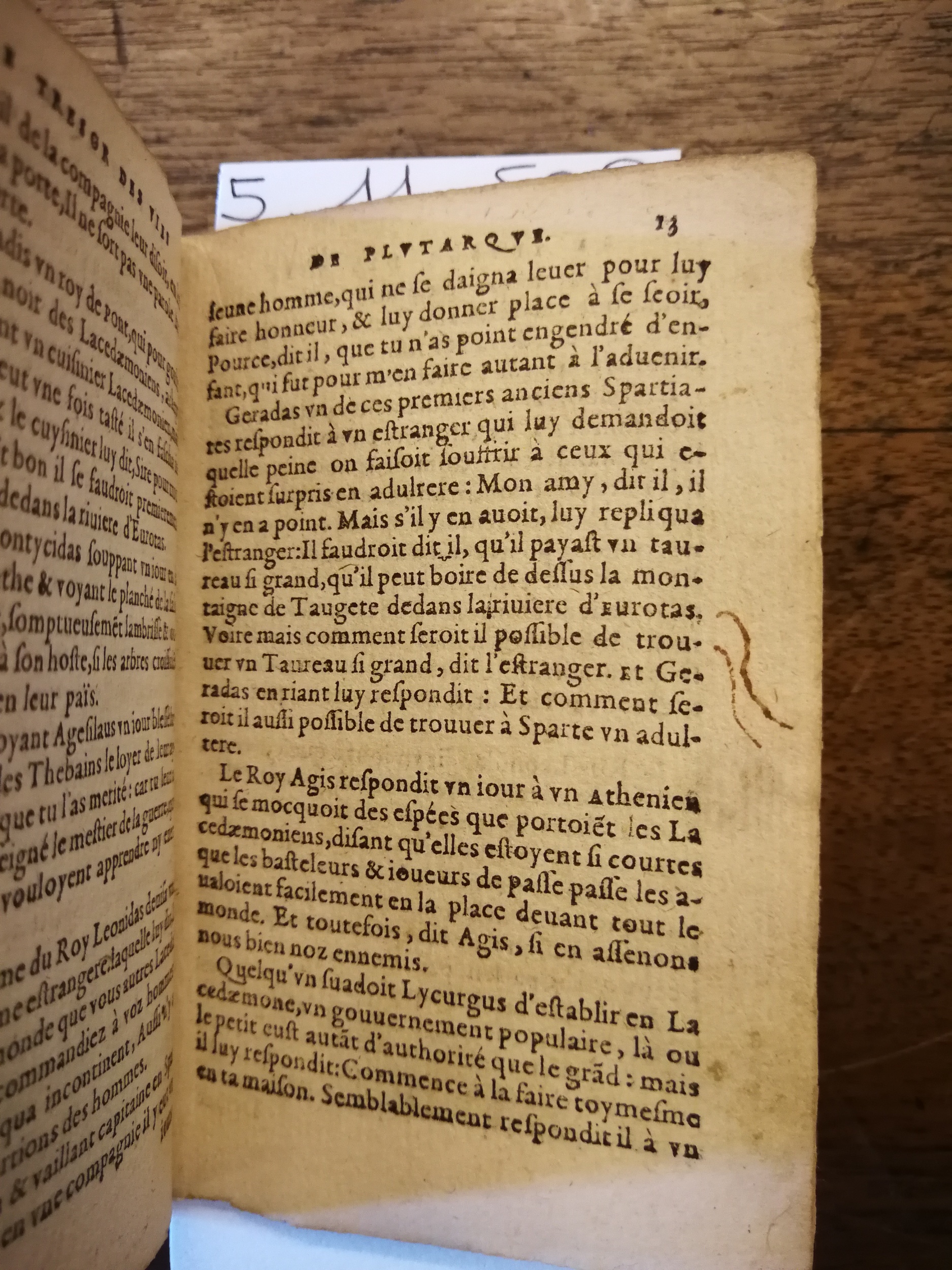 1569 - Benoît Rigaud - Trésor des vies de Plutarque - BNC Florence