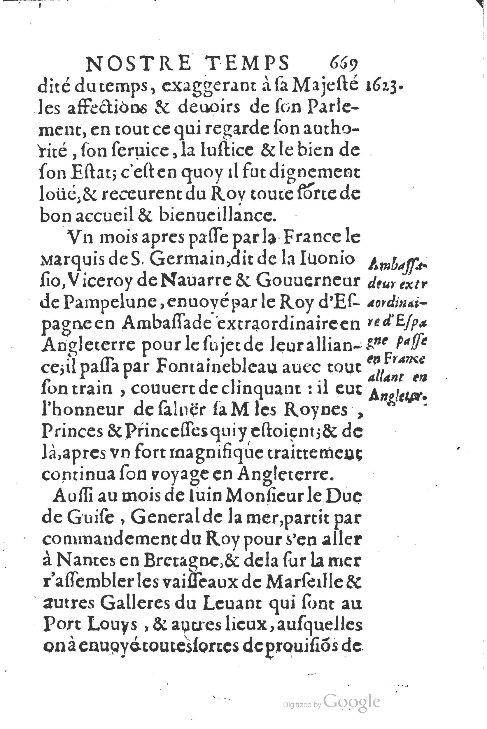 1626 - Joseph Bouillerot - Trésor de l’histoire générale de notre temps - BSB Munich