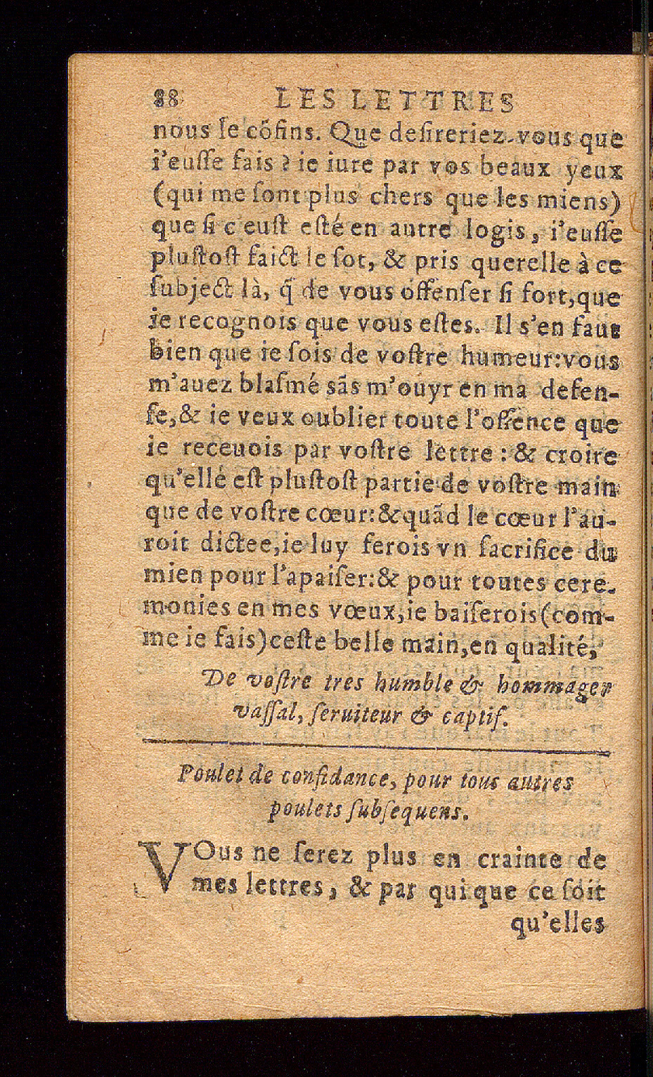 1614 - Barthélemy Vincent - Élite et Trésor des lettres missives - Bâle