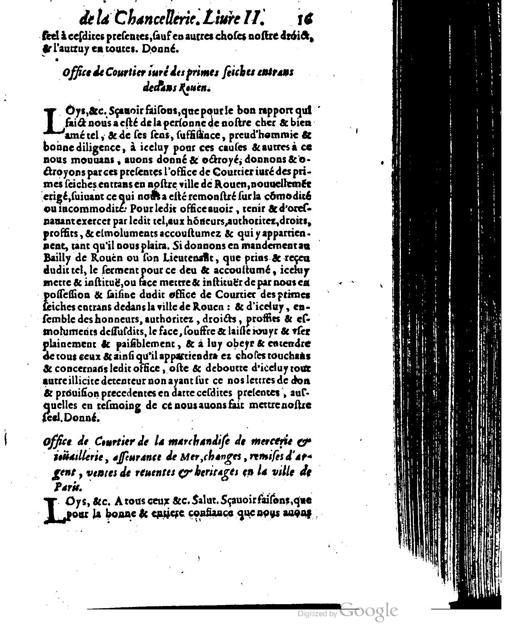 1614 - Jean Richer - Trésor du nouveau style et protocole de la chancellerie de France - BSB Munich