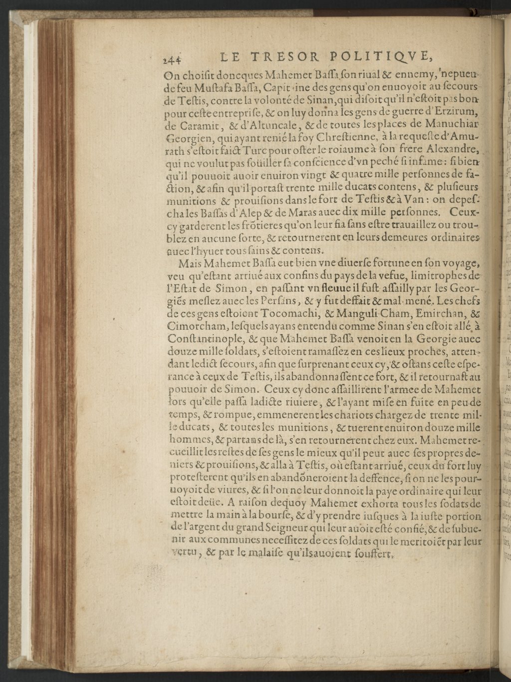 1608 - Nicolas Du Fossé - Trésor politique - BnF Tolbiac