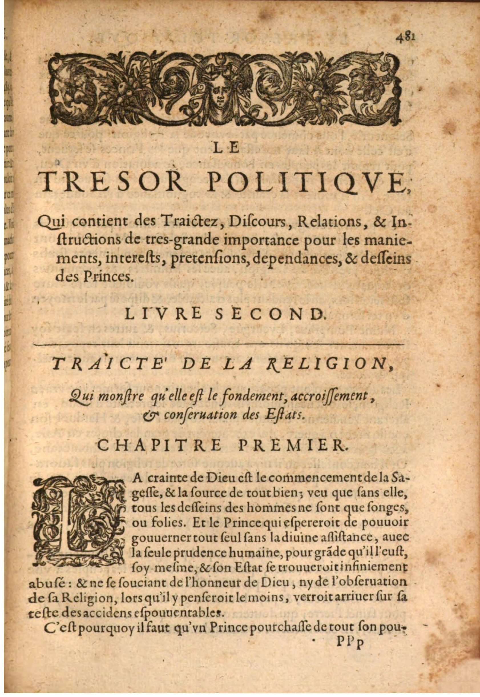 1608 - Pierre Chevalier - Trésor politique - BSB Munich