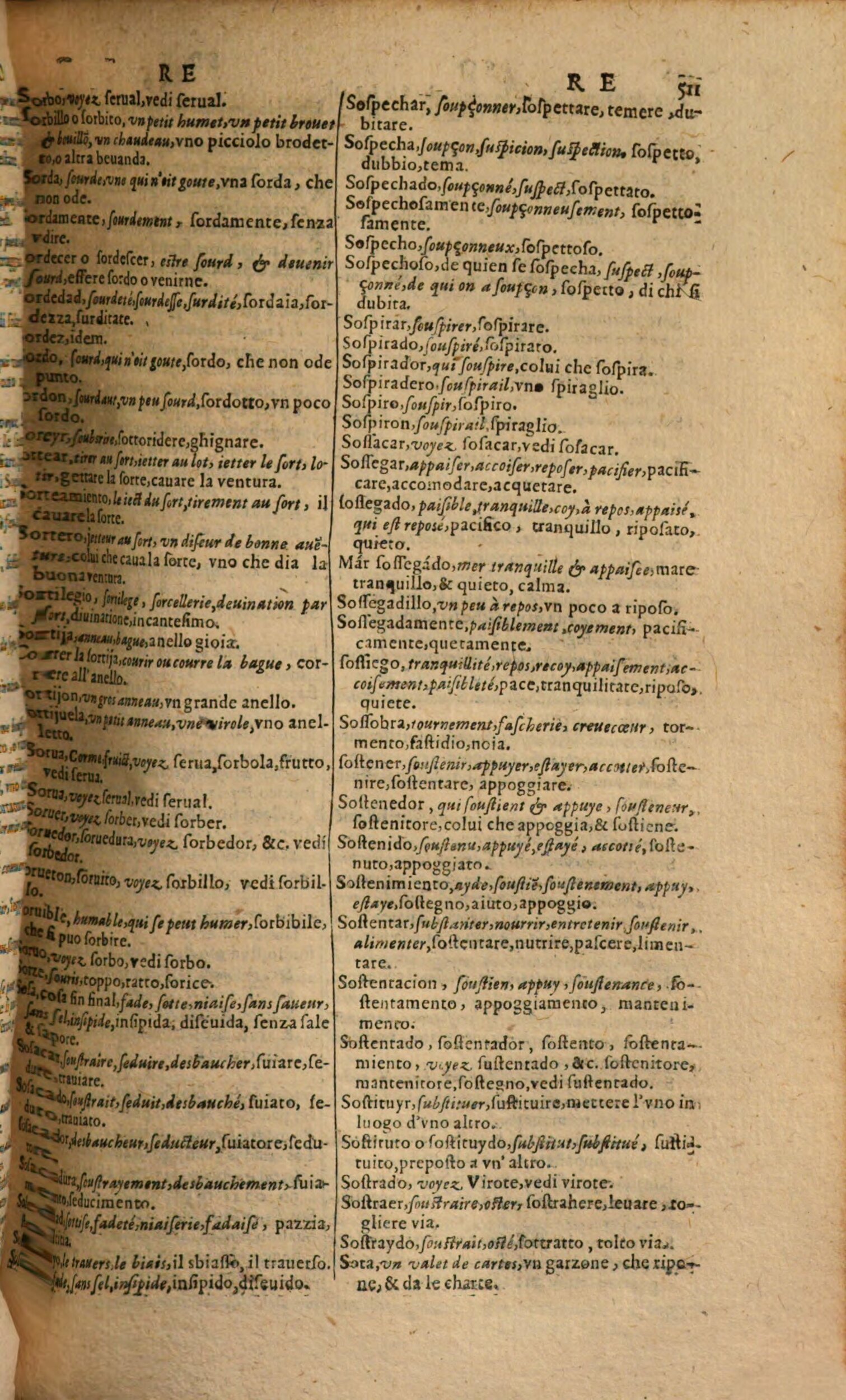 1617 Samuel Crespin - Trésor des trois langues française, italienne et espagnole - Berlin_Page_511.jpg