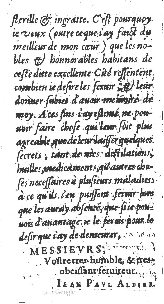 1608 - Jean Poyet - Trésor des secrets de nature - BU Madrid