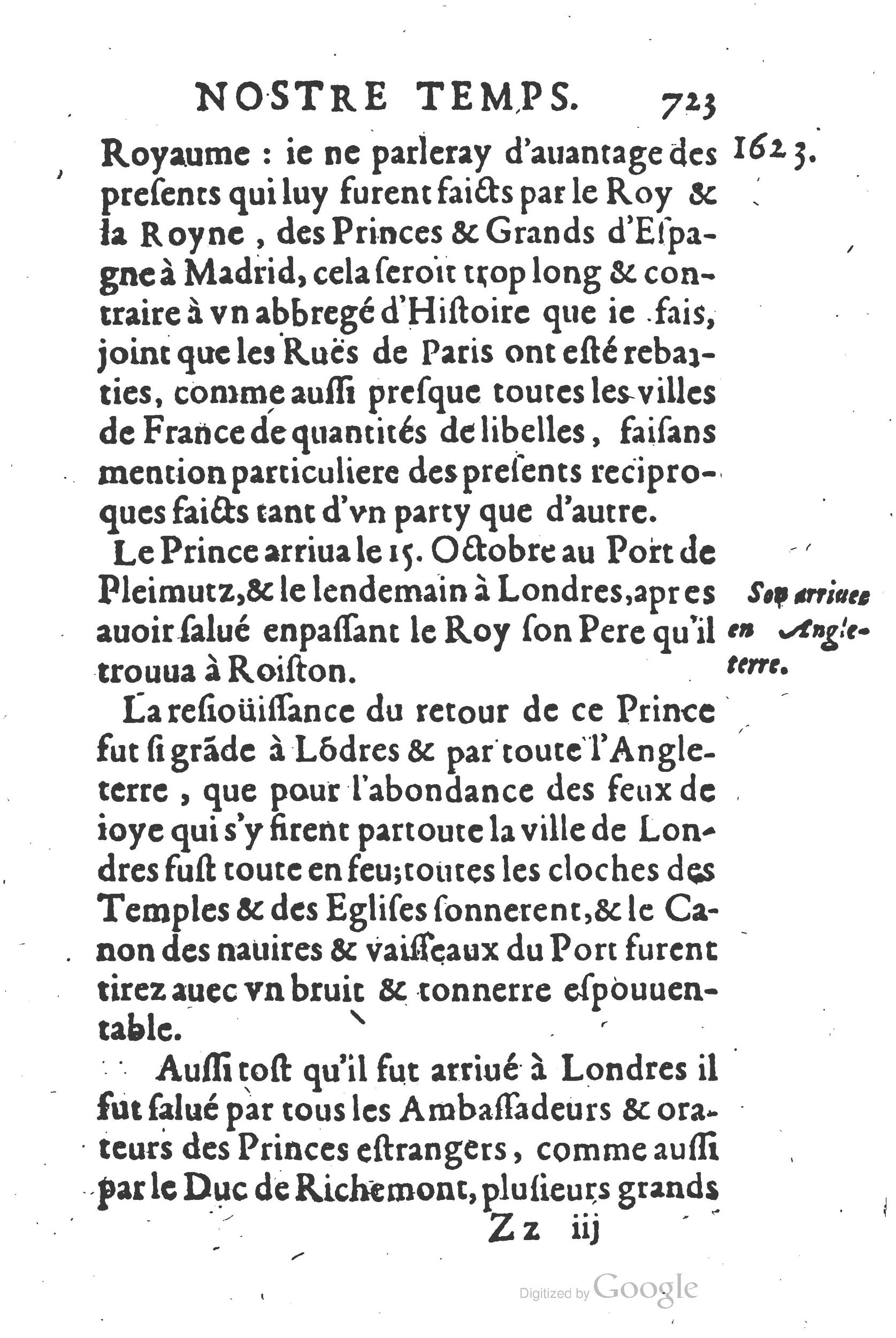 1626 - Joseph Bouillerot - Trésor de l’histoire générale de notre temps - BSB Munich