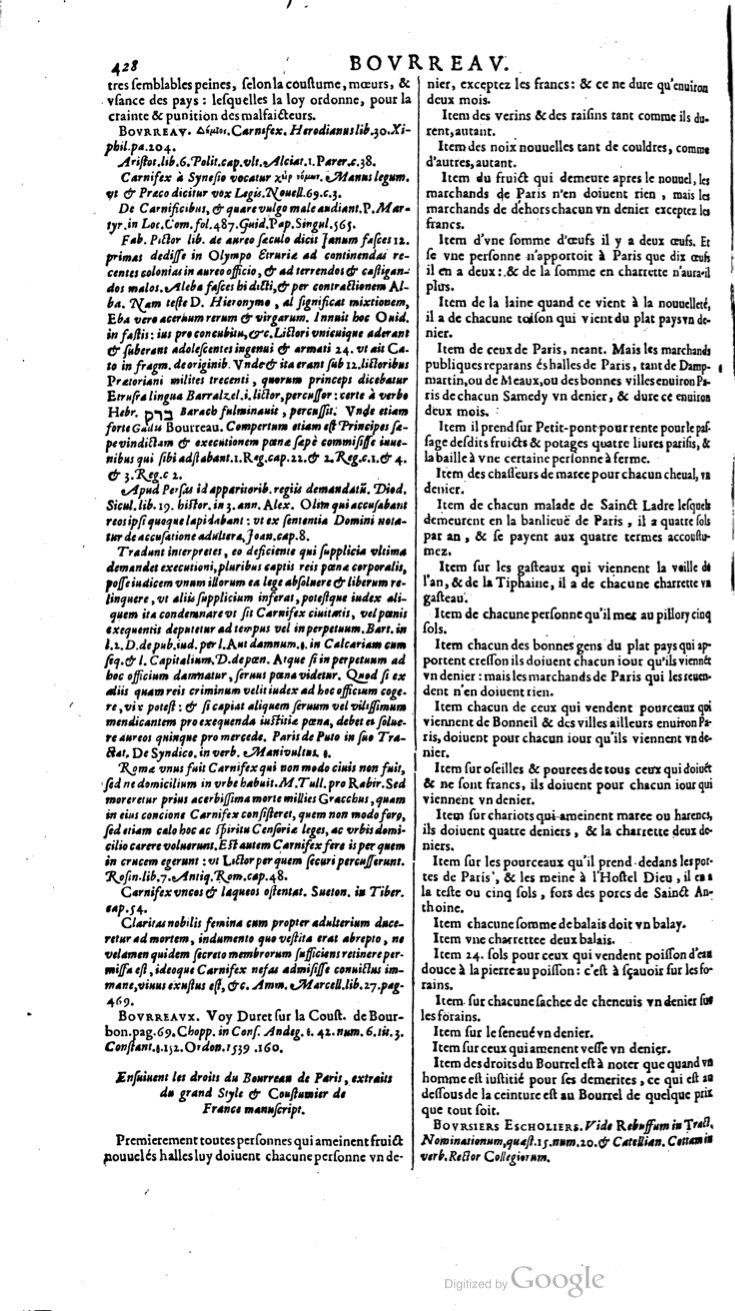 1629 - Veuve Nicolas Buon - Trésor du droit français (21754 T. 1) - BM Lyon