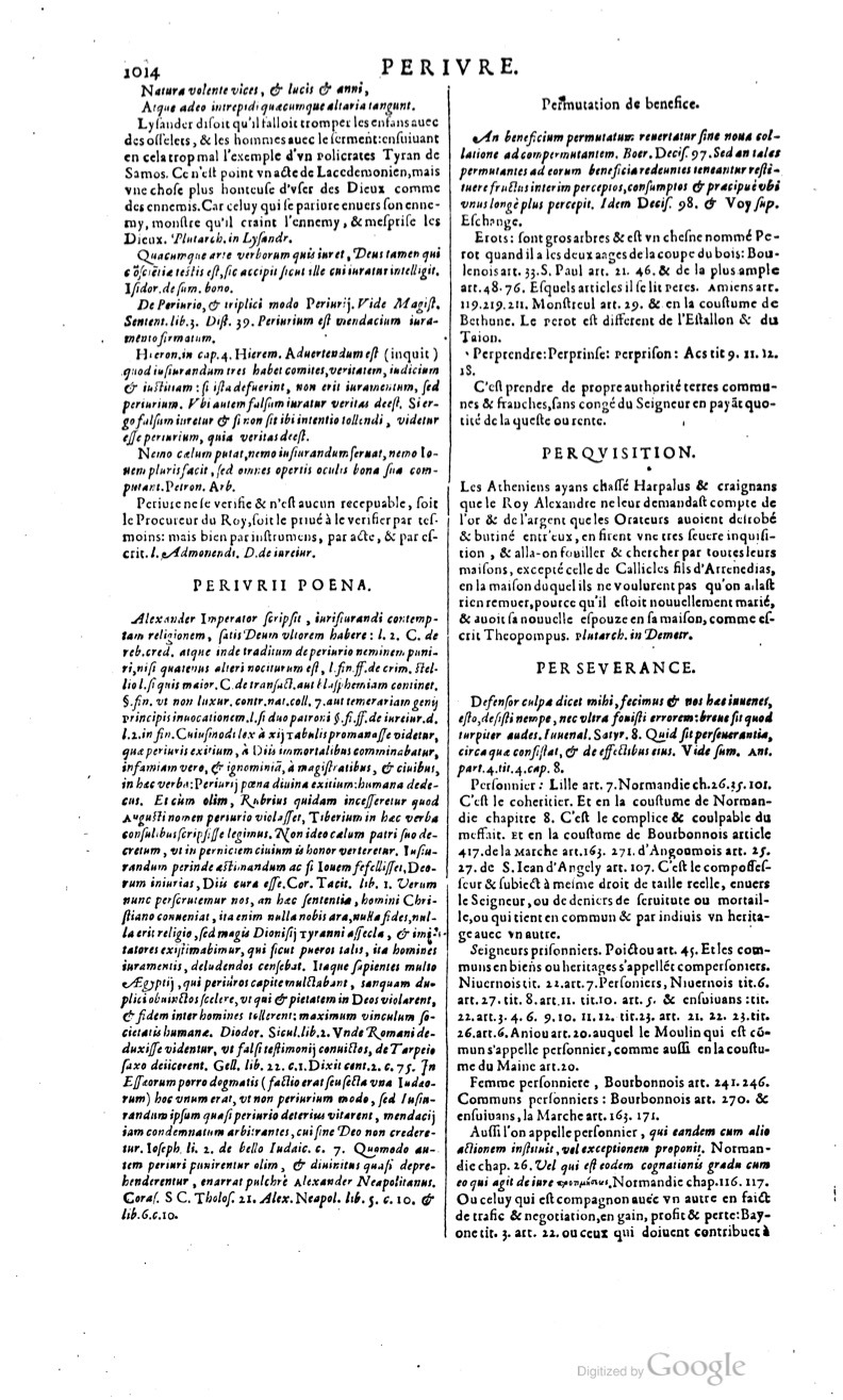 1629 - Veuve Nicolas Buon - Trésor du droit français (29620 T. 2) - BM Lyon 1629 - Veuve Nicolas Buon - Trésor du droit français (29620 T. 2) - BM Lyon