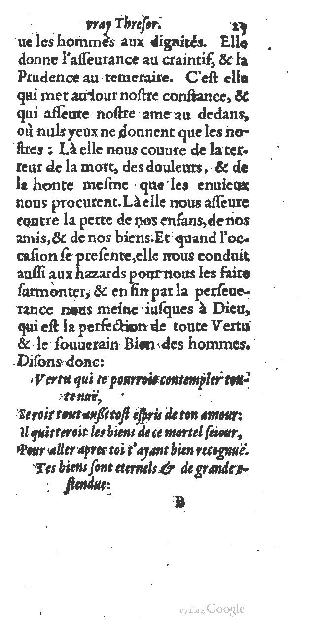 1615 - François Le Fèvre - Cabinet du vrai trésor - BCU Lausanne