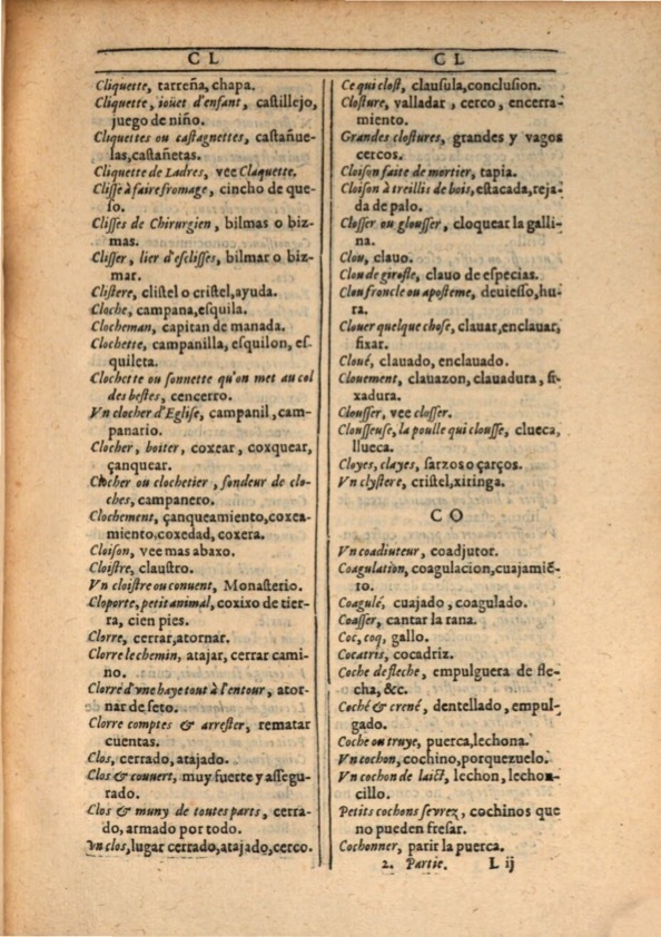 1607 - Marc Orry - Trésor des deux langues espagnole et française (Première et Seconde parties) - ÖNB Wien