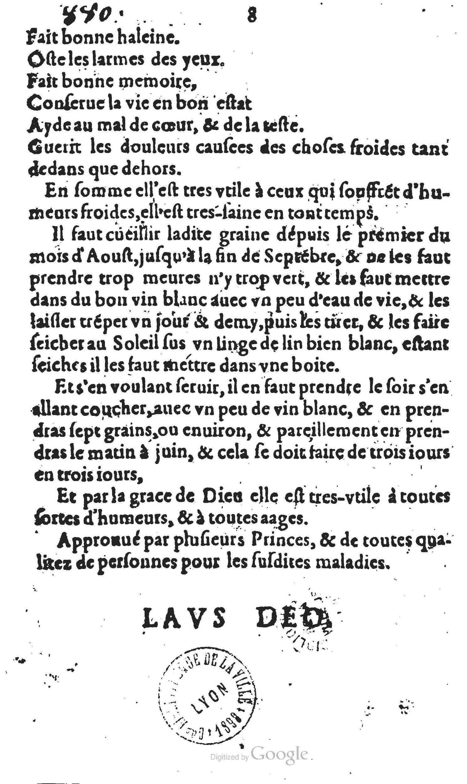 1623 - Pierre Marniolles - Trésor des secrets naturels - BM Lyon