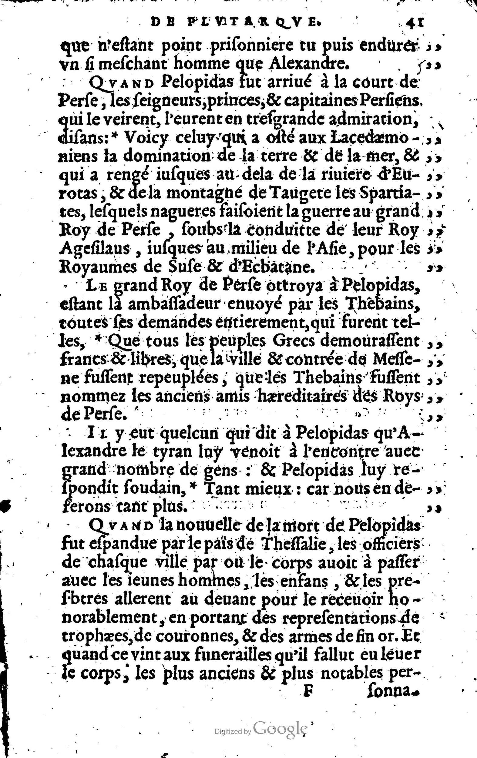 1568 - Willem Silvius - Trésor des vies de Plutarque - Anvers Plantin-Moretus