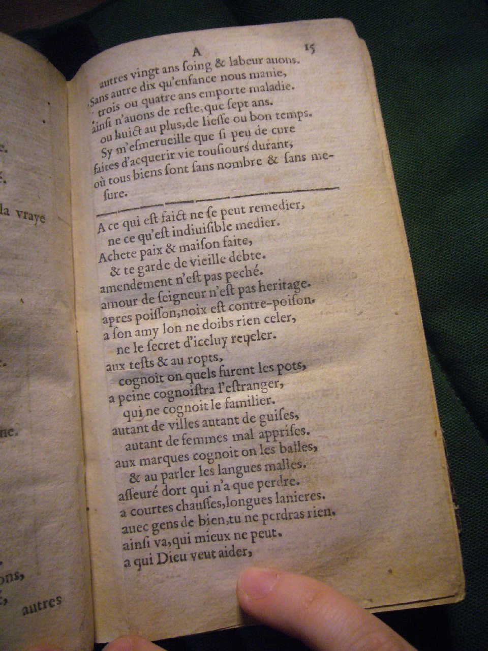 1617 - François Lefebvre - Trésor de sentences dorées et argentées - BnF Tolbiac