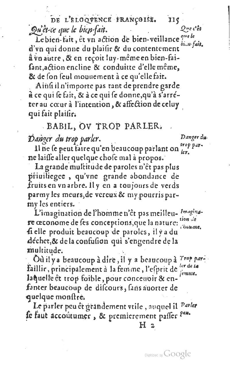 1610 - Louis Coste - Trésor de l’éloquence française (Seconde partie) - BM Lyon