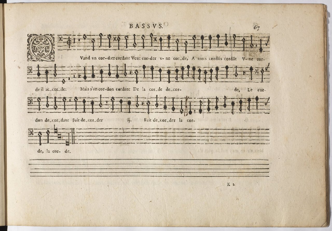 1594 - Paul Marceau - Trésor de musique d&#039;Orlande de Lassus, Superius, Bassus, Tenor, Quinta pars - BnF